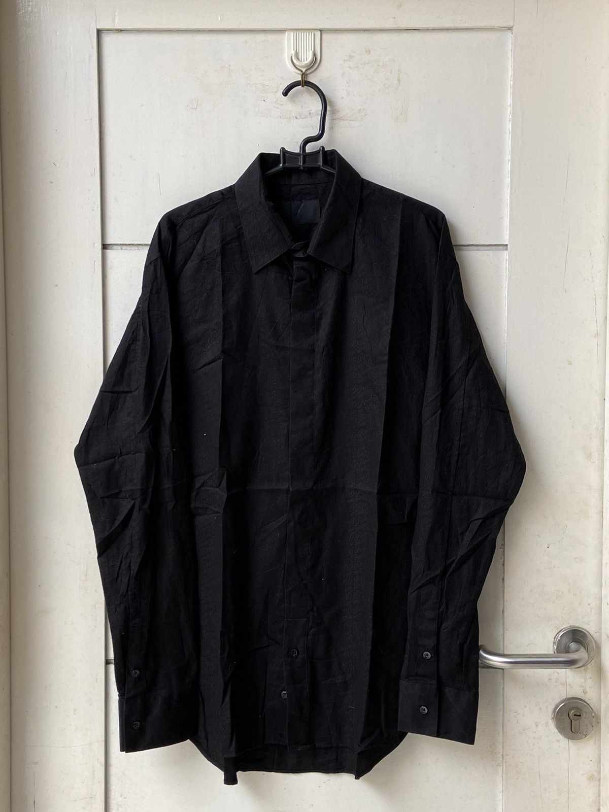 image of Roen x Semantic Design Black Shirt, Men's (Size Small)