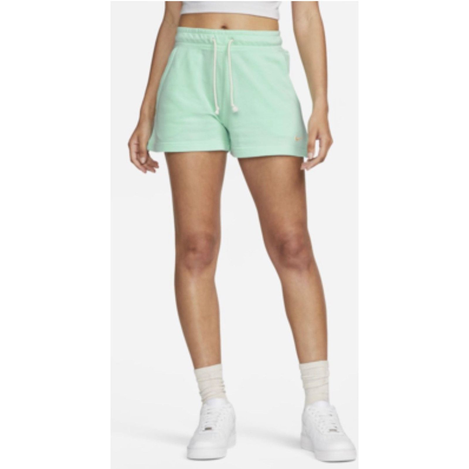Nike Nike French Terry Mint Green Shorts- Women’s Size Small Size 28" / US 6 / IT 42 - 4 Thumbnail