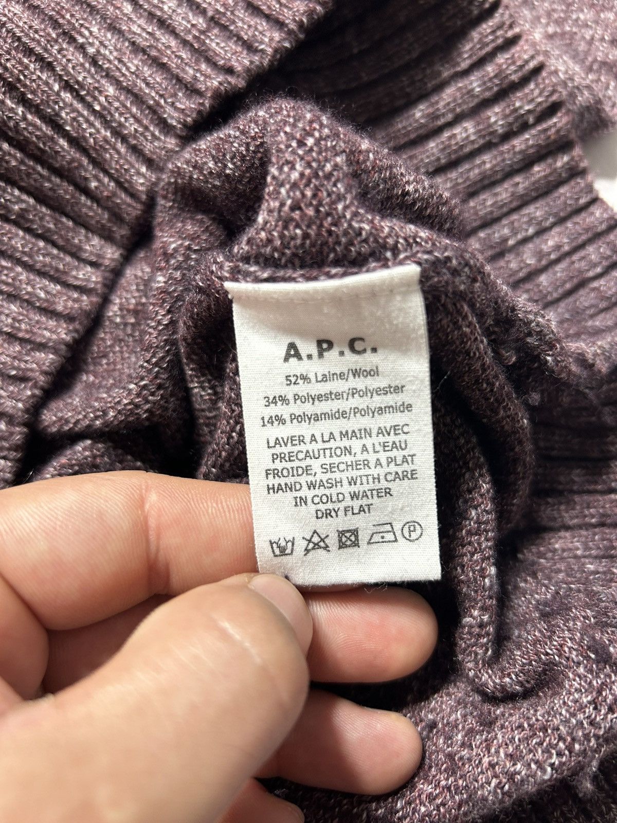A.P.C. Vintage A.P.C. Rue Madame Paris Knit Sweater Size US S / EU 44-46 / 1 - 7 Thumbnail