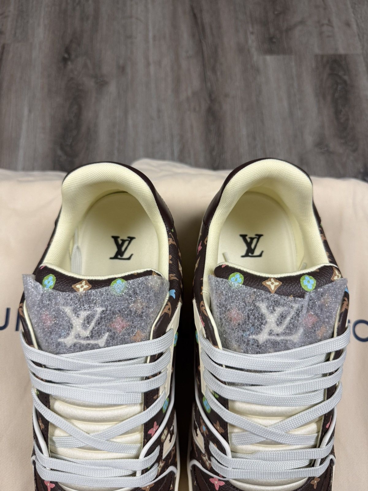 Louis Vuitton × Tyler The Creator Louis Vuitton by Tyler, the Creator LV Trainer Mocha Size US 11 / EU 44 - 5 Thumbnail