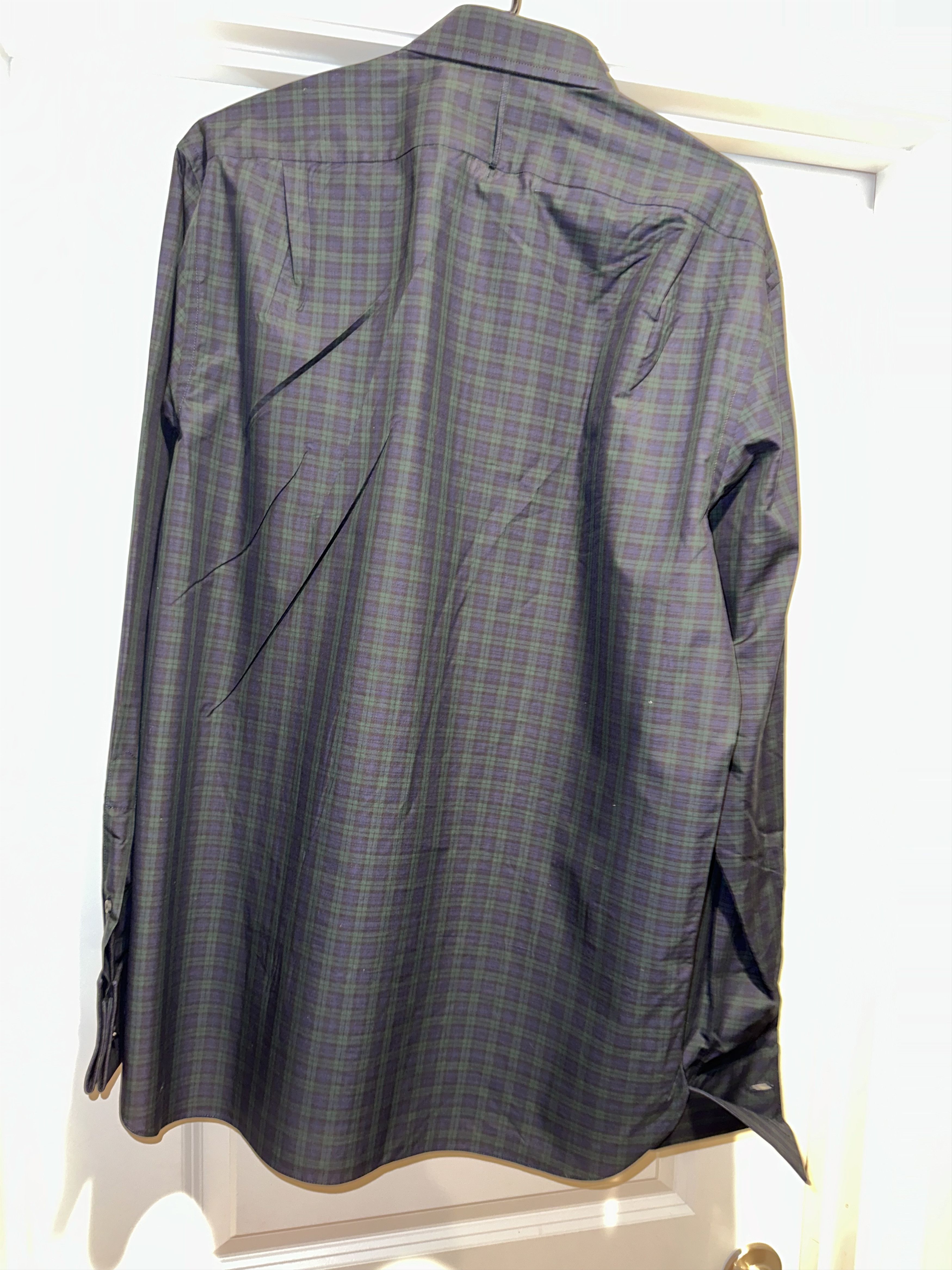 Ralph Lauren Purple Label RALPH LAUREN P-LABEL Cotton Poplin Tartan Shirt $495 16.5 Size US XL / EU 56 / 4 - 7 Thumbnail