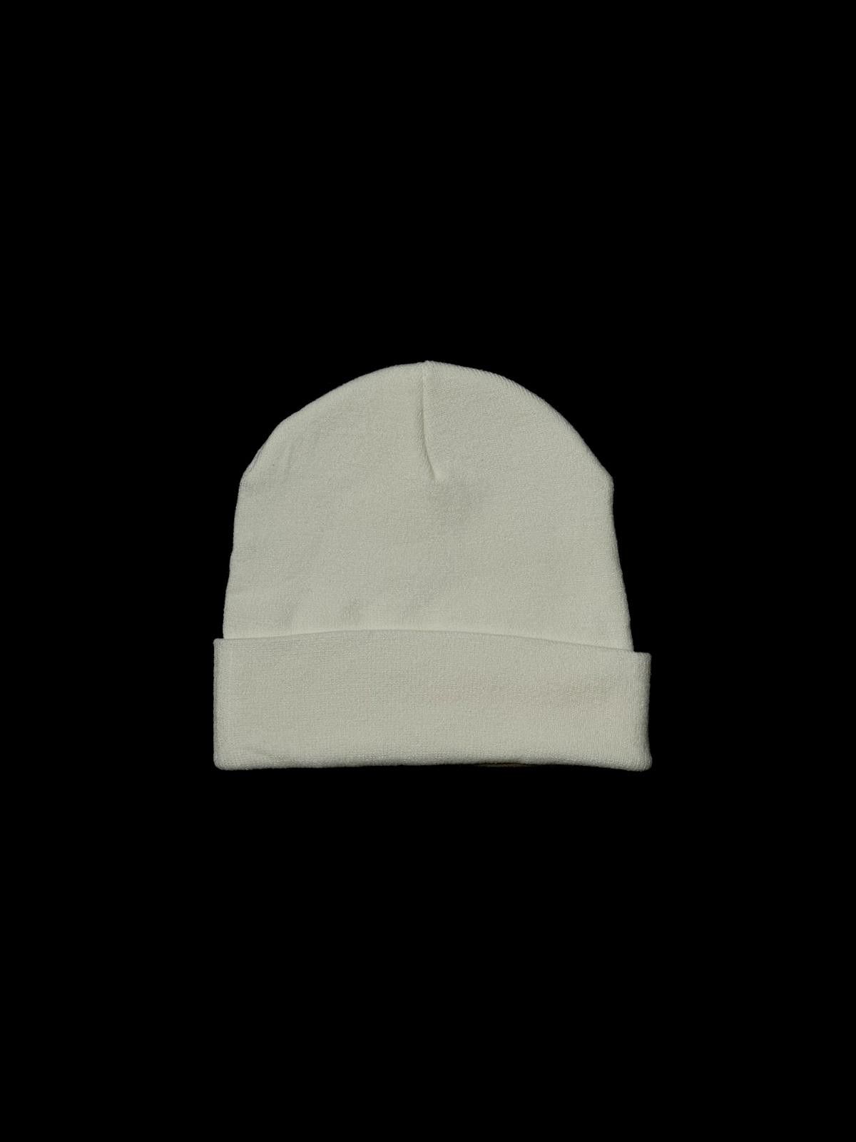 Japanese Brand Y2k DoodleBob Cuffed Beanie Hat White OS Size ONE SIZE - 5 Thumbnail