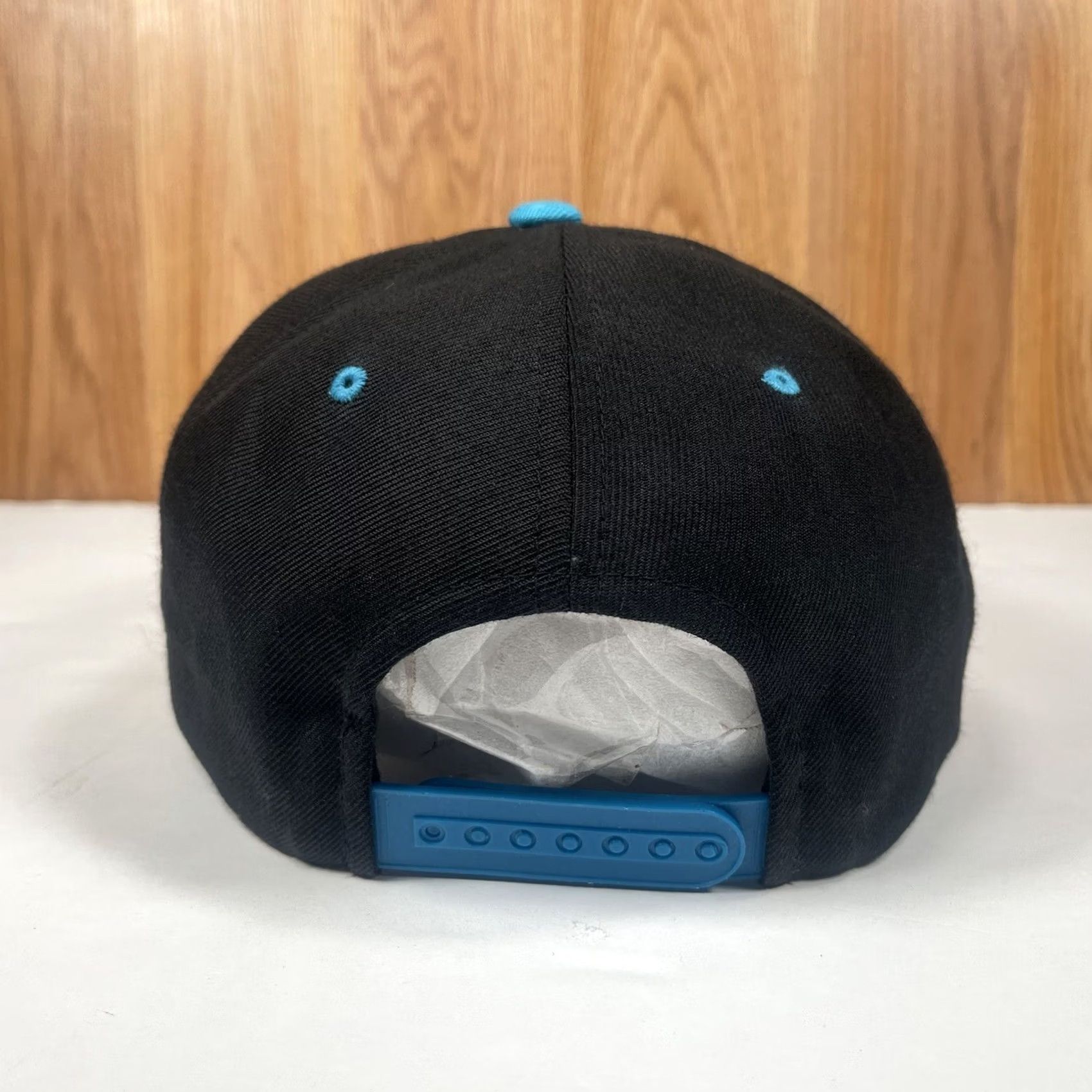Vintage Yupoong PKA Adjustable Snapback Baseball Golf Hat Cap Black Blue Size ONE SIZE - 5 Thumbnail