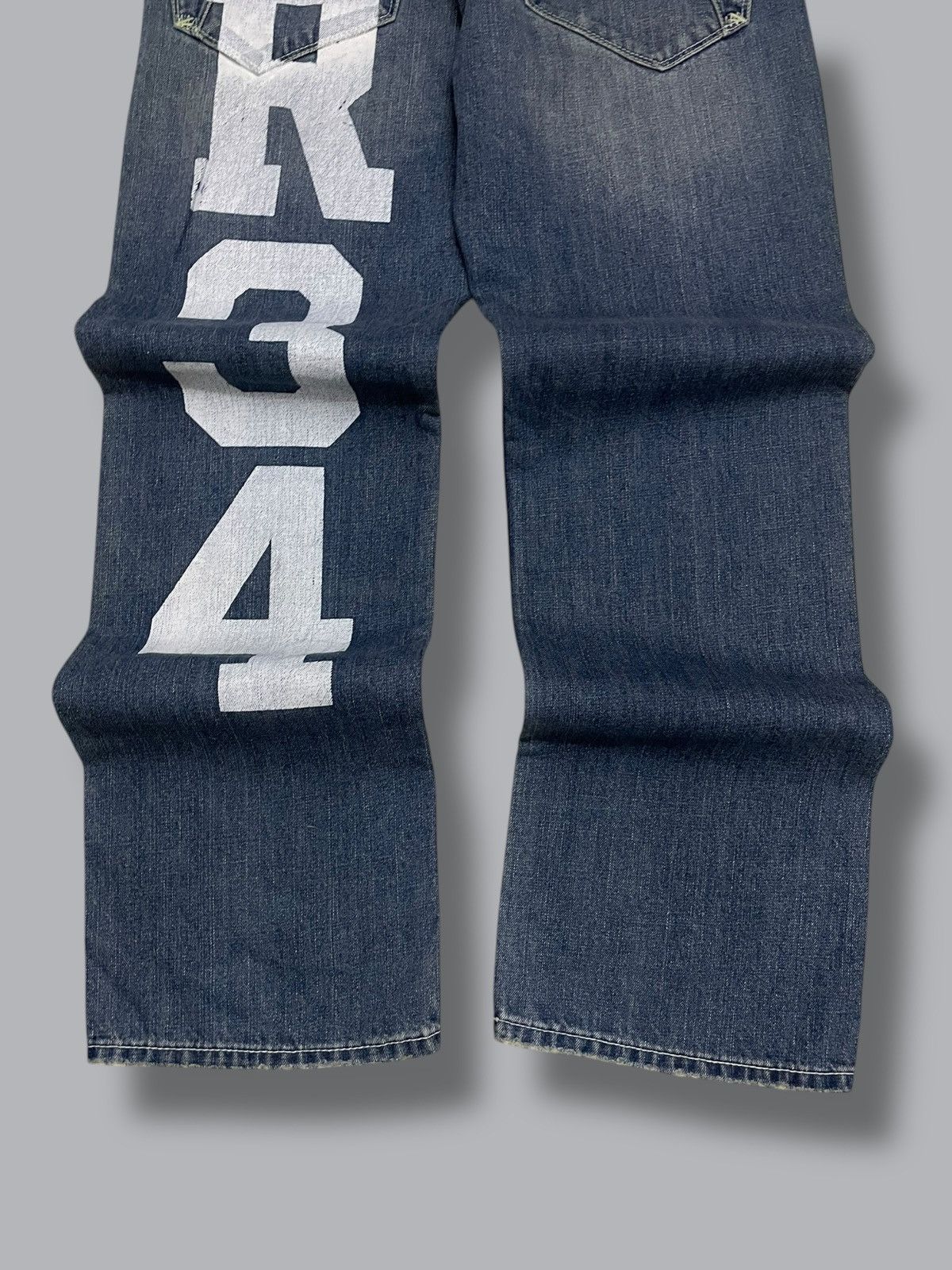 Japanese Brand Vintage 1990s Designer Iconic Real Bvoice Daicock R34 Denim Size US 30 / EU 46 - 12 Thumbnail