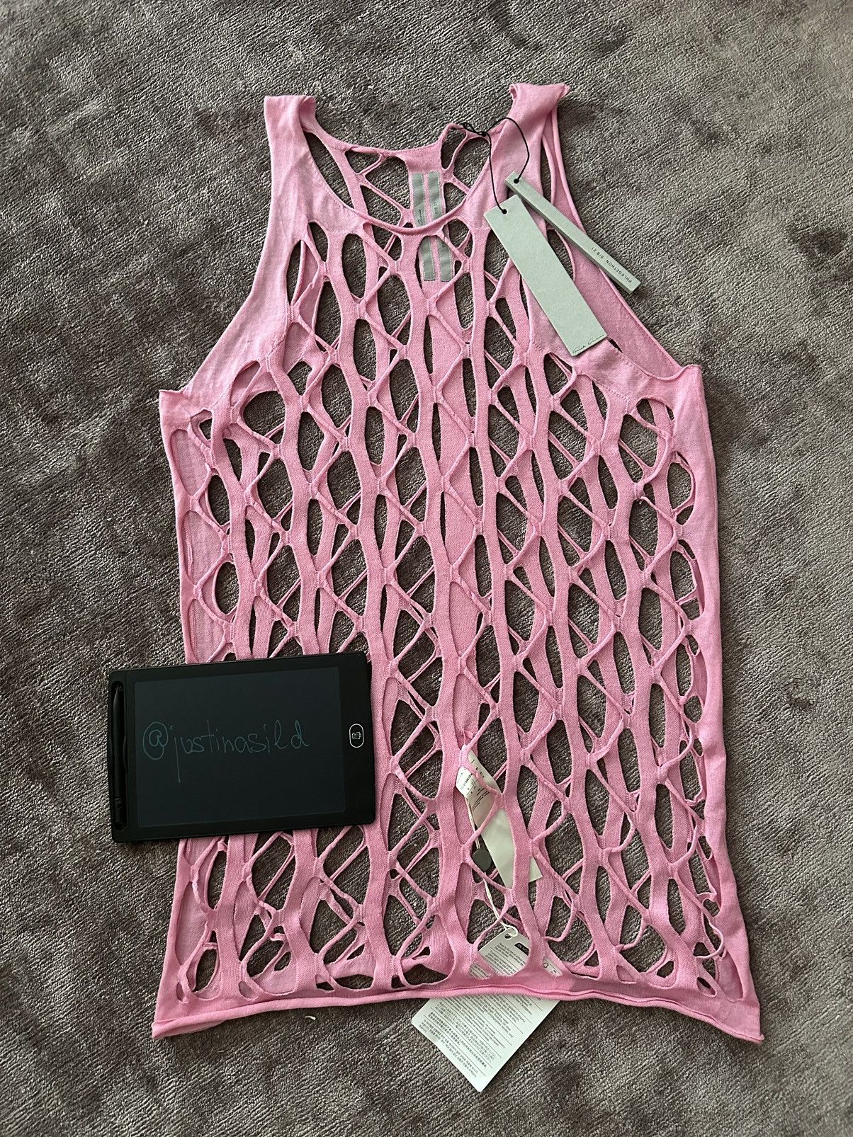 image of Rick Owens in Pink, Men's (Size Small)