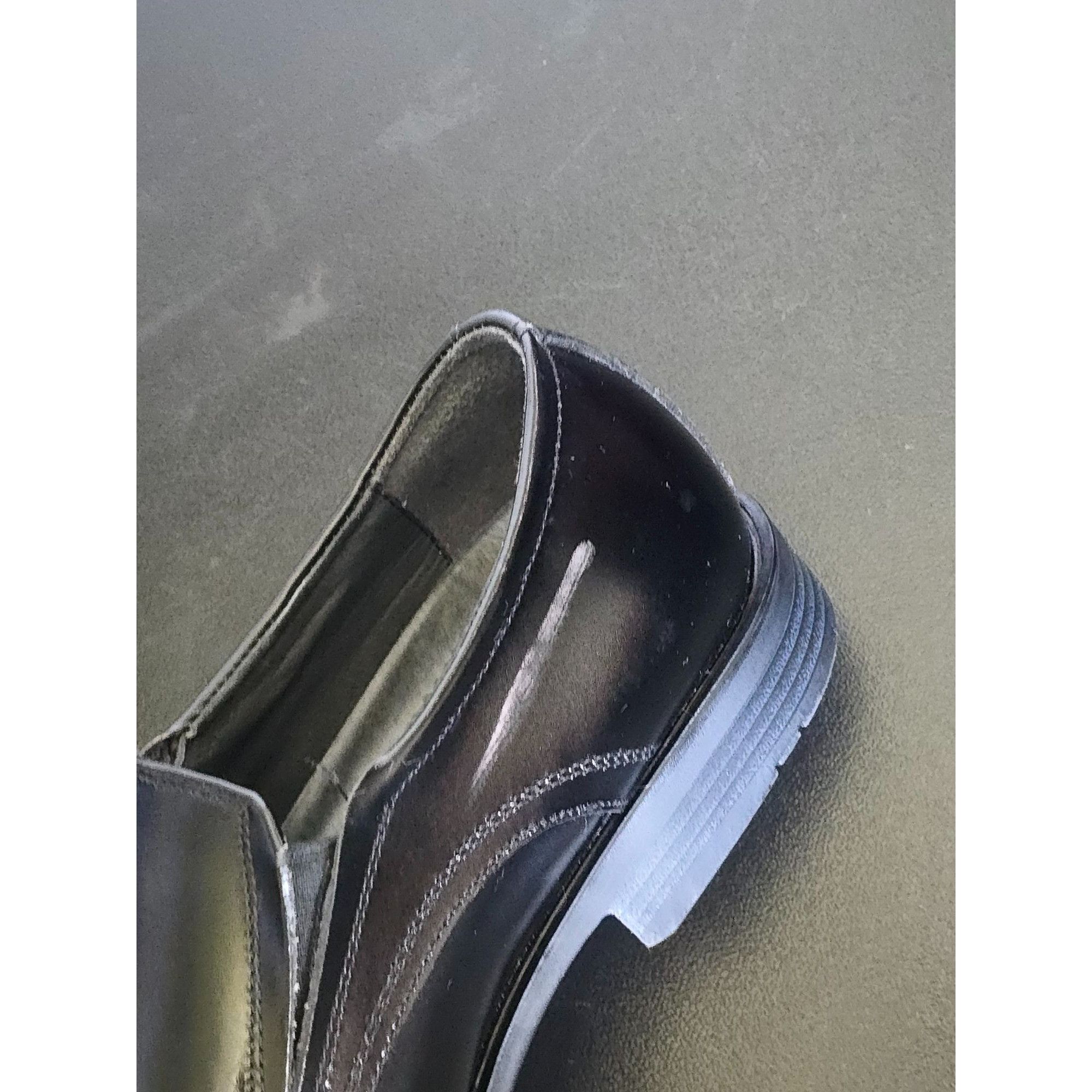 Stacy Adams Stacy Adams Mens Black Leather Slip-On loafers Dress Shoes Size US 8.5 / EU 41-42 - 6 Thumbnail