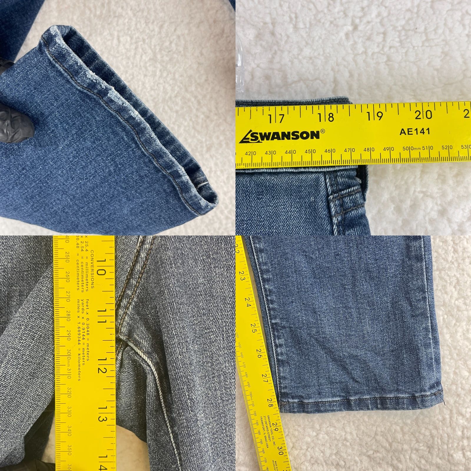 NYDJ NYDJ Lorena Boyfriend Jeans Womens Size 16W Blue Denim High-Rise 5-Pocket Regular Size 38" / US 16 / IT 52 - 8 Thumbnail