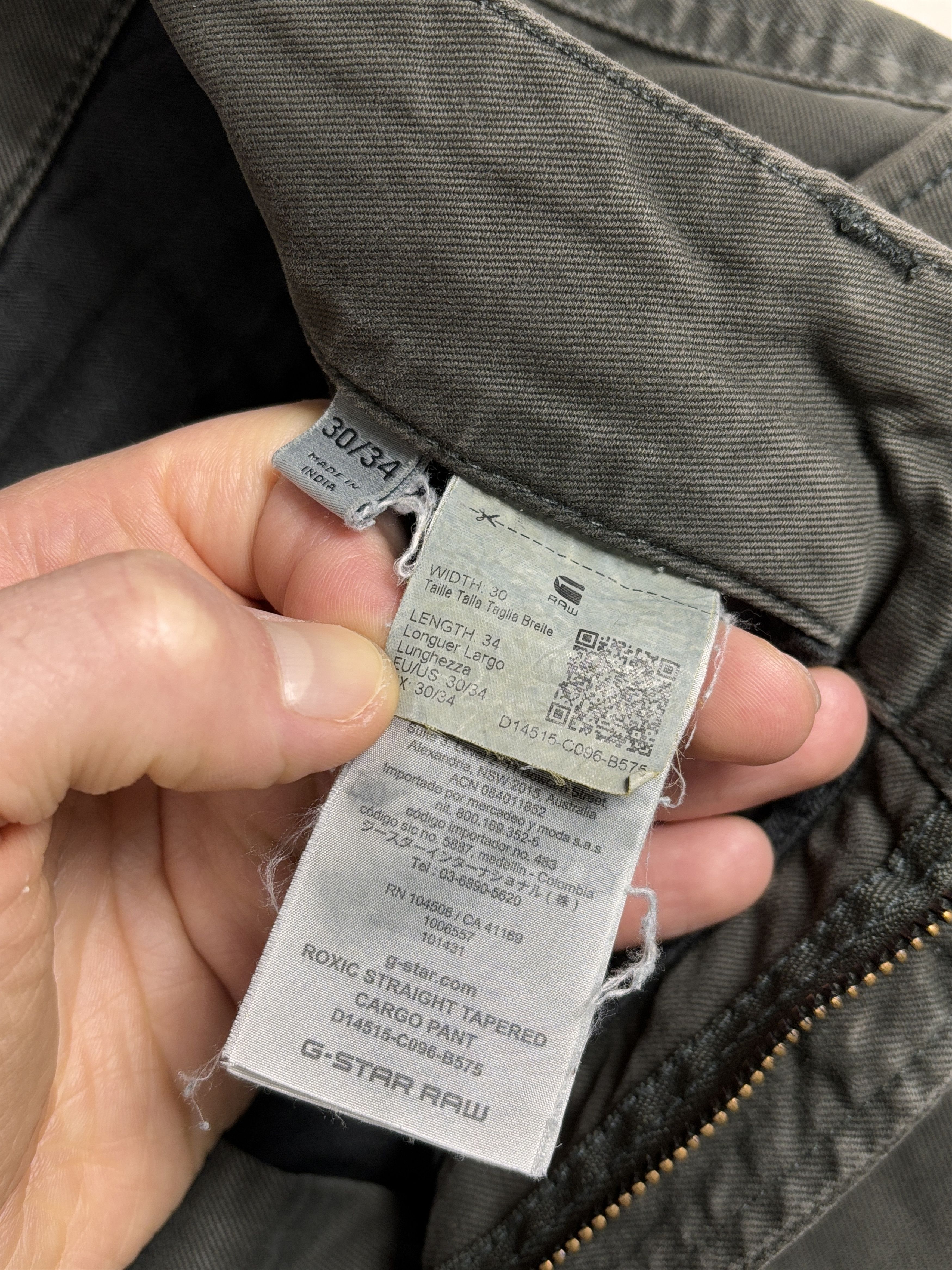 G-Star G-star RAW Roxic Straight Tapered Cargo Pants Size US 30 / EU 46 - 16 Thumbnail