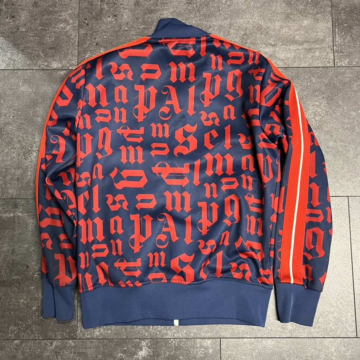 Palm Angels Palm Angels Letter Monogram Track Jacket Blue Red Size US M / EU 48-50 / 2 - 2 Thumbnail
