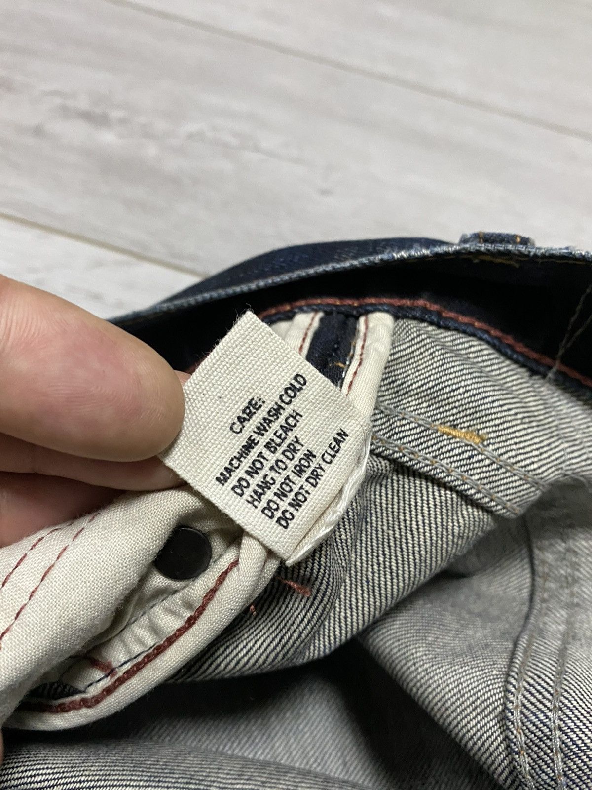 Polo Ralph Lauren Polo Ralph Lauren 🇺🇸 deep blue jeans USA flag pants selvedge Size US 32 / EU 48 - 9 Thumbnail