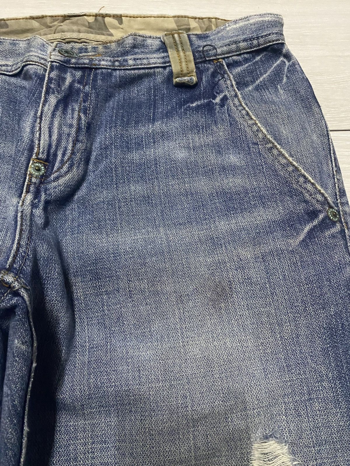 Maison Margiela Japanese Brand Patchwork Baggy Denim Margiela Style Size US 32 / EU 48 - 10 Thumbnail