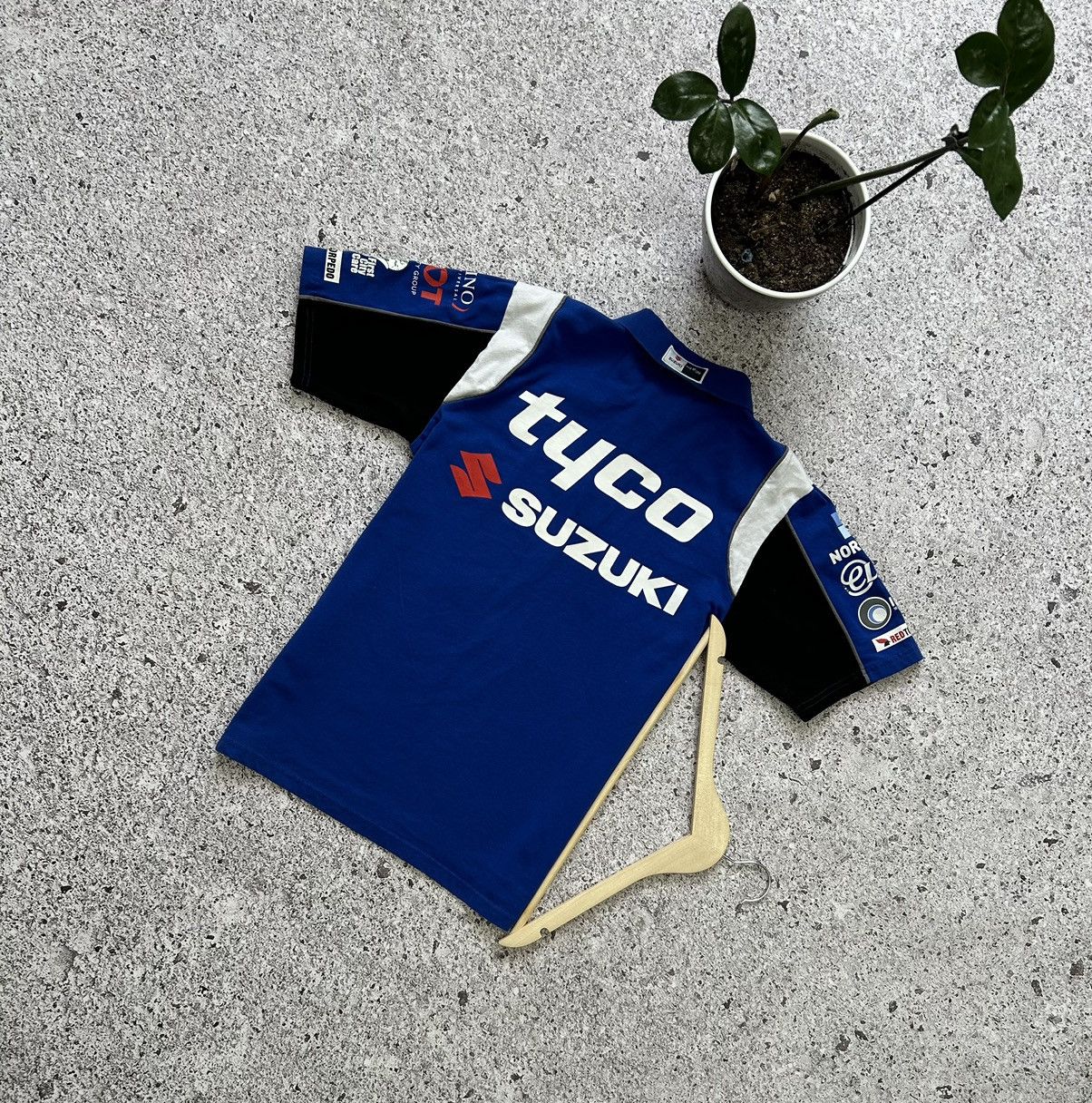 Vintage Suzuki Tyco Gas Racing Streetwear Polo T-Shirt Size US S / EU 44-46 / 1 - 2 Thumbnail