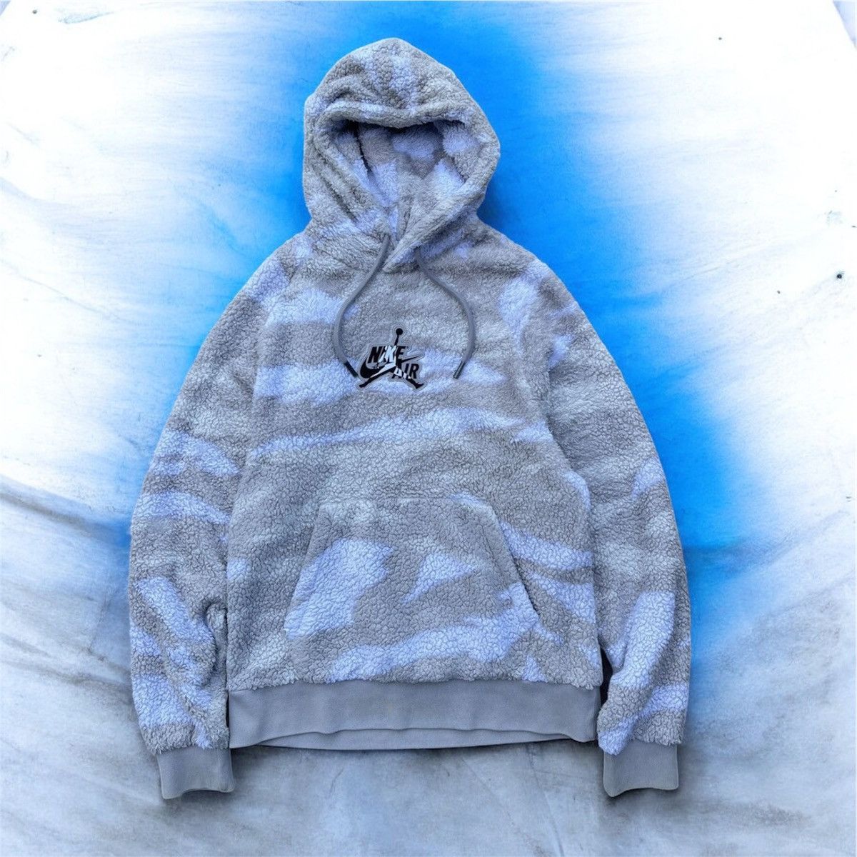 Nike Nike Air Jump Man Jordan Camo Sherpa Fleece Hoodies Size US M / EU 48-50 / 2 - 1 Thumbnail
