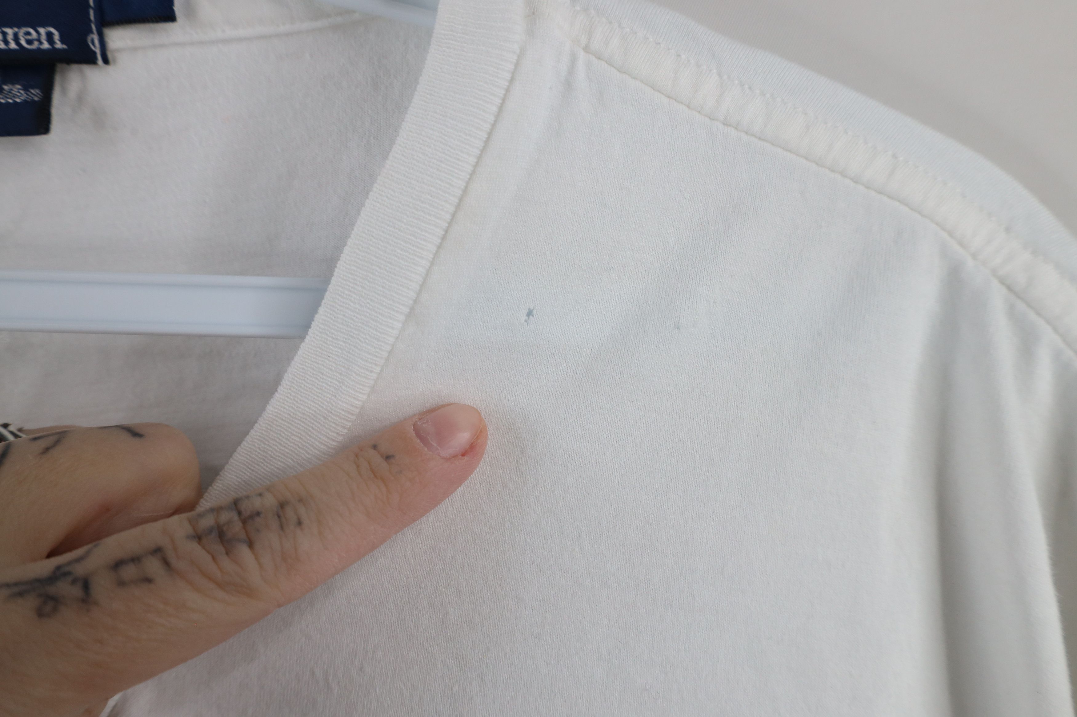 Ralph Lauren × Vintage Vintage 90s Ralph Lauren Pima Cotton Short Sleeve T-Shirt Size US XXL / EU 58 / 5 - 5 Thumbnail
