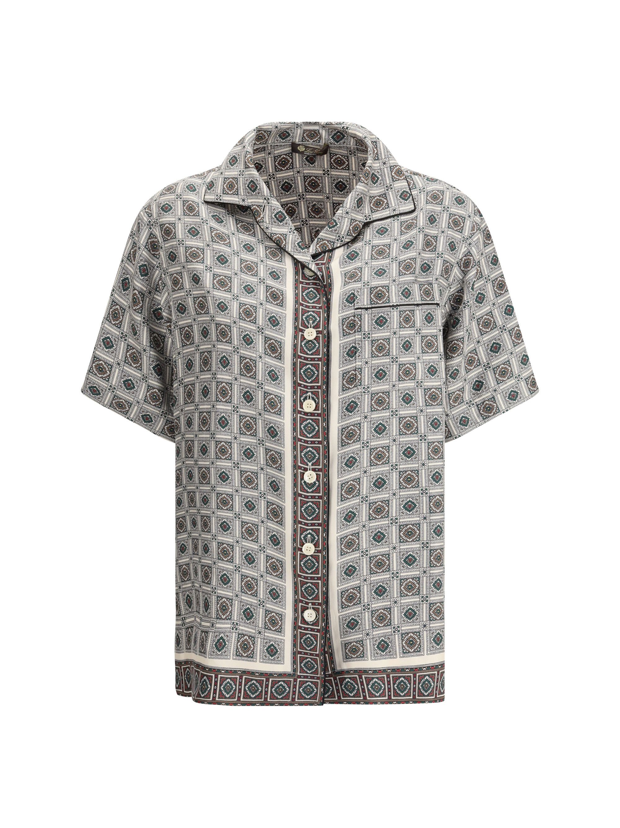 Loro Piana Silk Shirt Size M / US 6-8 / IT 42-44 - 1 Thumbnail