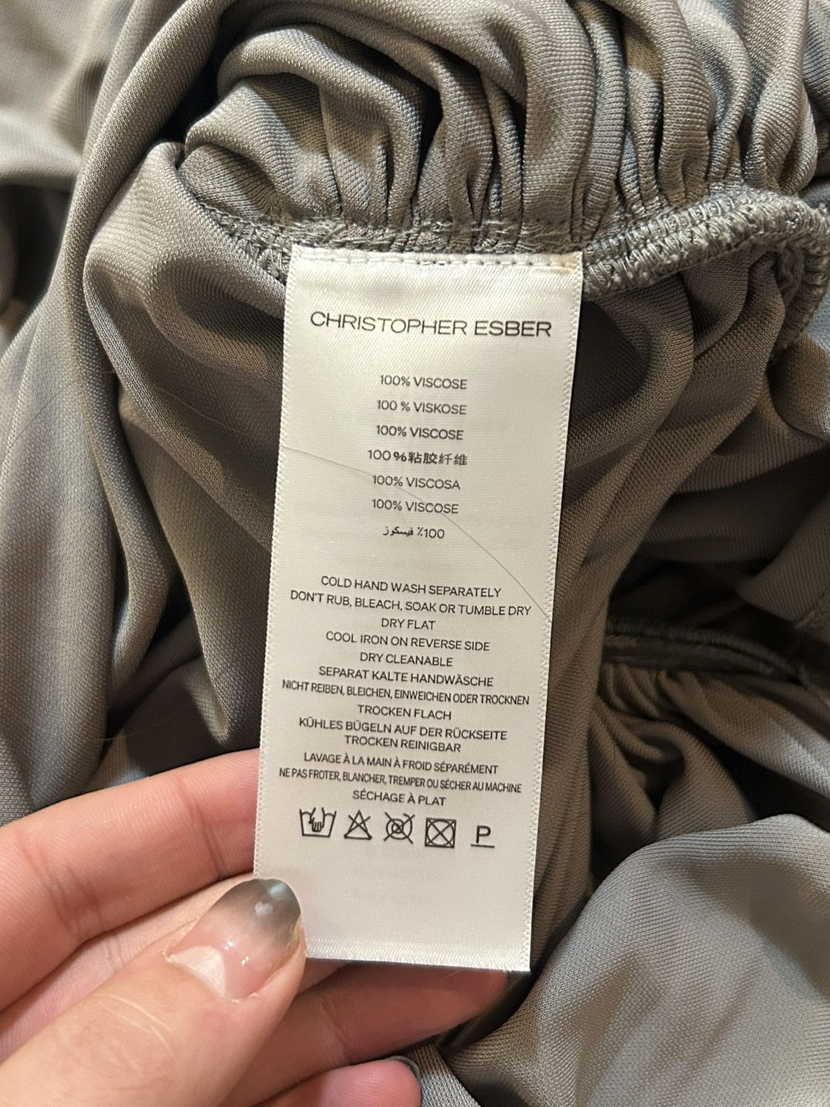 NWT! Gesine Twisted Drape Mini Dress