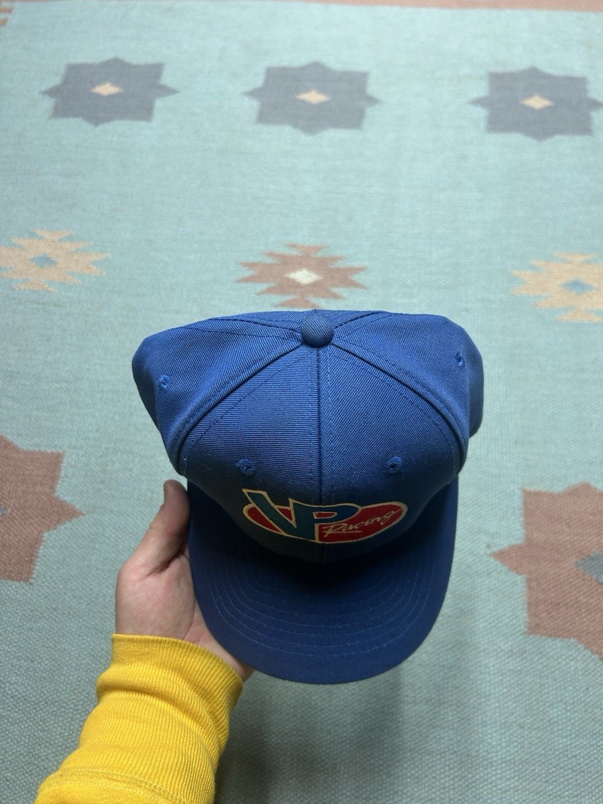 Vintage Vintage SnapBack hat VP racing fuels nascar embroidered blue Size ONE SIZE - 3 Thumbnail