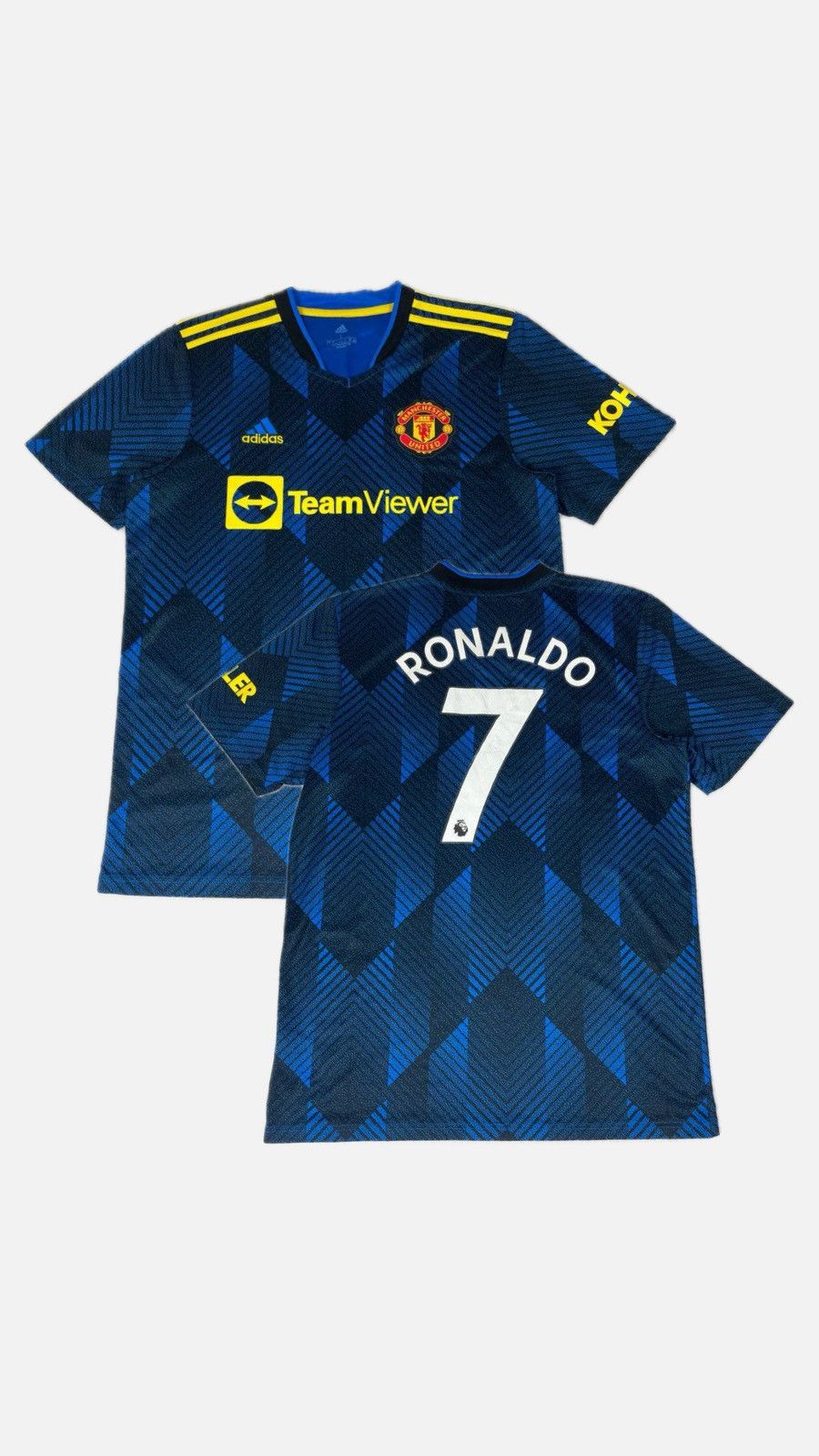 Adidas Adidas Manchester United 2021 2022 Third Ronaldo #7 Shirt Size US L / EU 52-54 / 3 - 1 Thumbnail