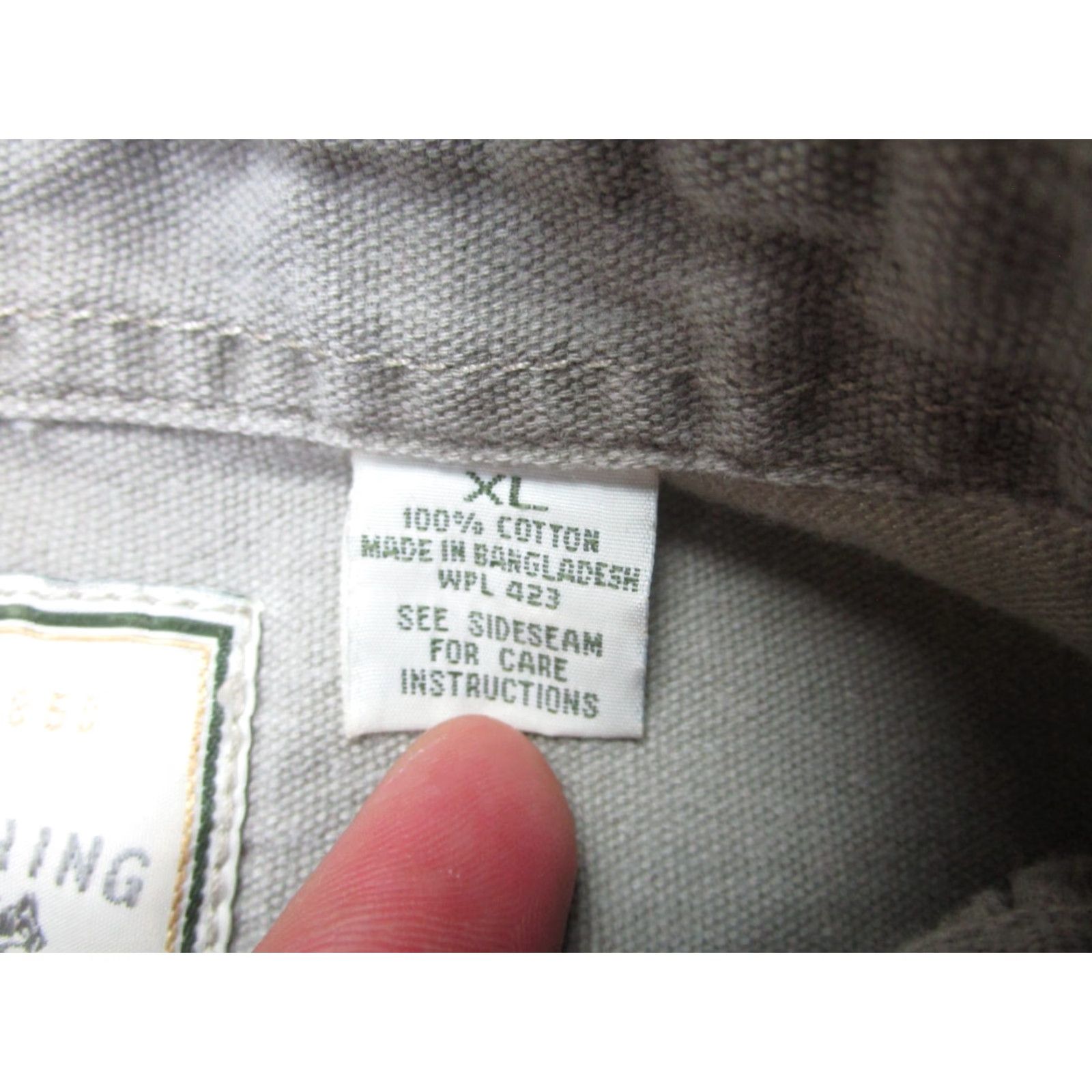 Levi's VINTAGE Levi's Canvas Shirt Men XL Beige Casual Workwear 90s Grunge Cowboy Size US XL / EU 56 / 4 - 7 Thumbnail