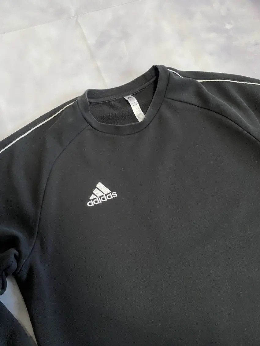 Adidas × Vintage Vintage Adidas Core 18 Fleece Sweatshirt Black Size US M / EU 48-50 / 2 - 6 Thumbnail