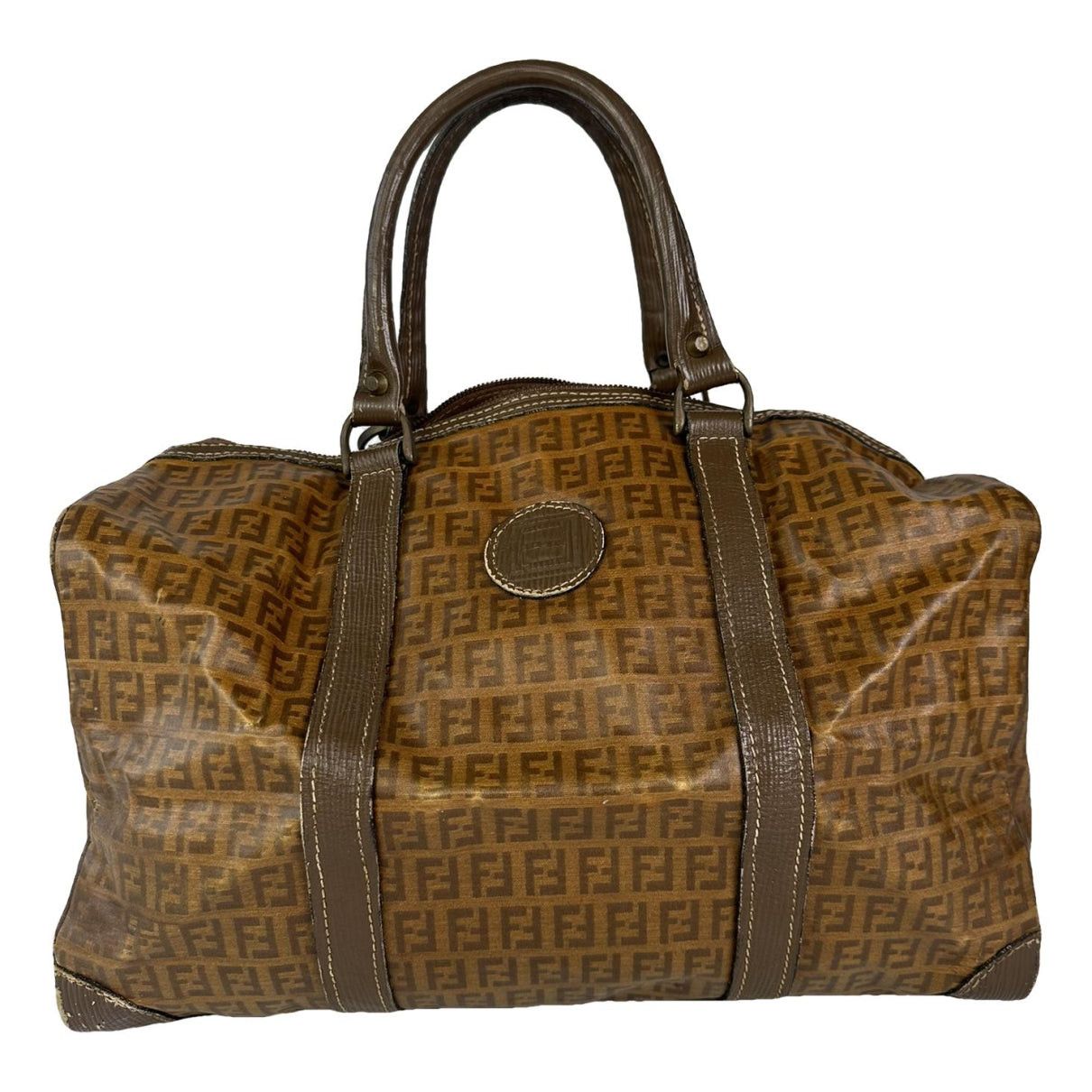 Fendi Baguette Brown Leather Handbag Size ONE SIZE - 1 Thumbnail