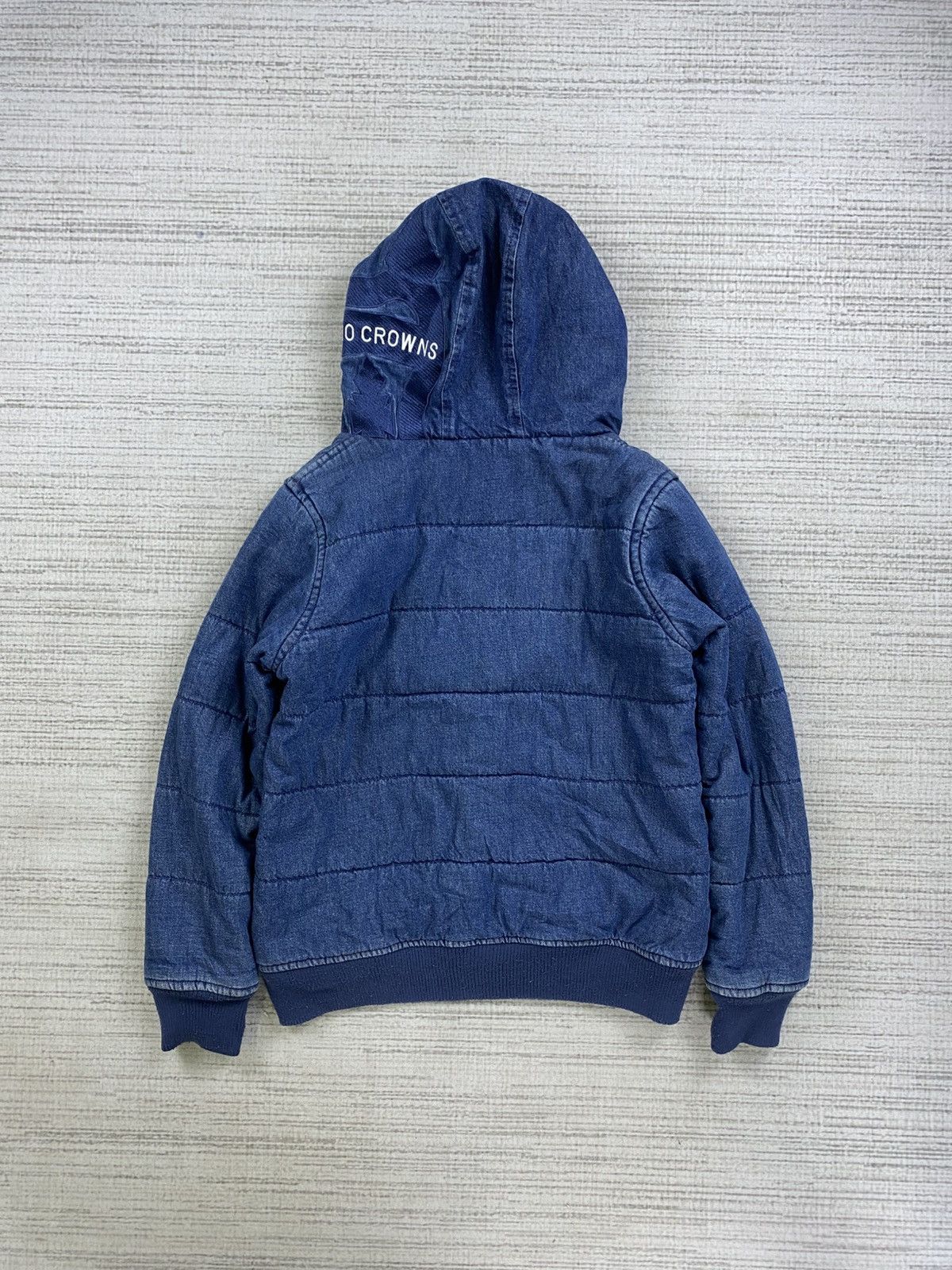 Japanese Brand × Vintage Vintage Rodeo Crown Blue Denim Puffer Down Jacket Size US M / EU 48-50 / 2 - 2 Thumbnail