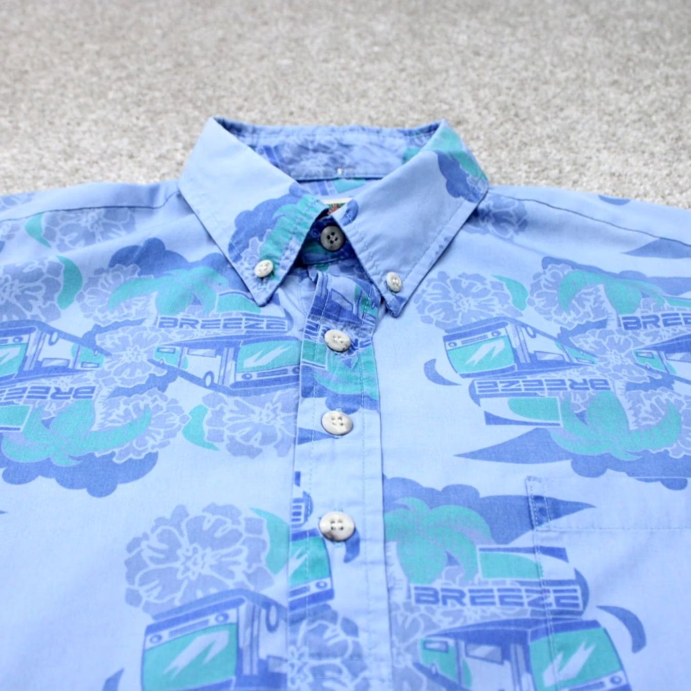 Tori Richard Tori Richard Polo Shirt Mens Medium Blue Breeze Cotton/Poly S/S Pullover Shirt Size US M / EU 48-50 / 2 - 4 Thumbnail
