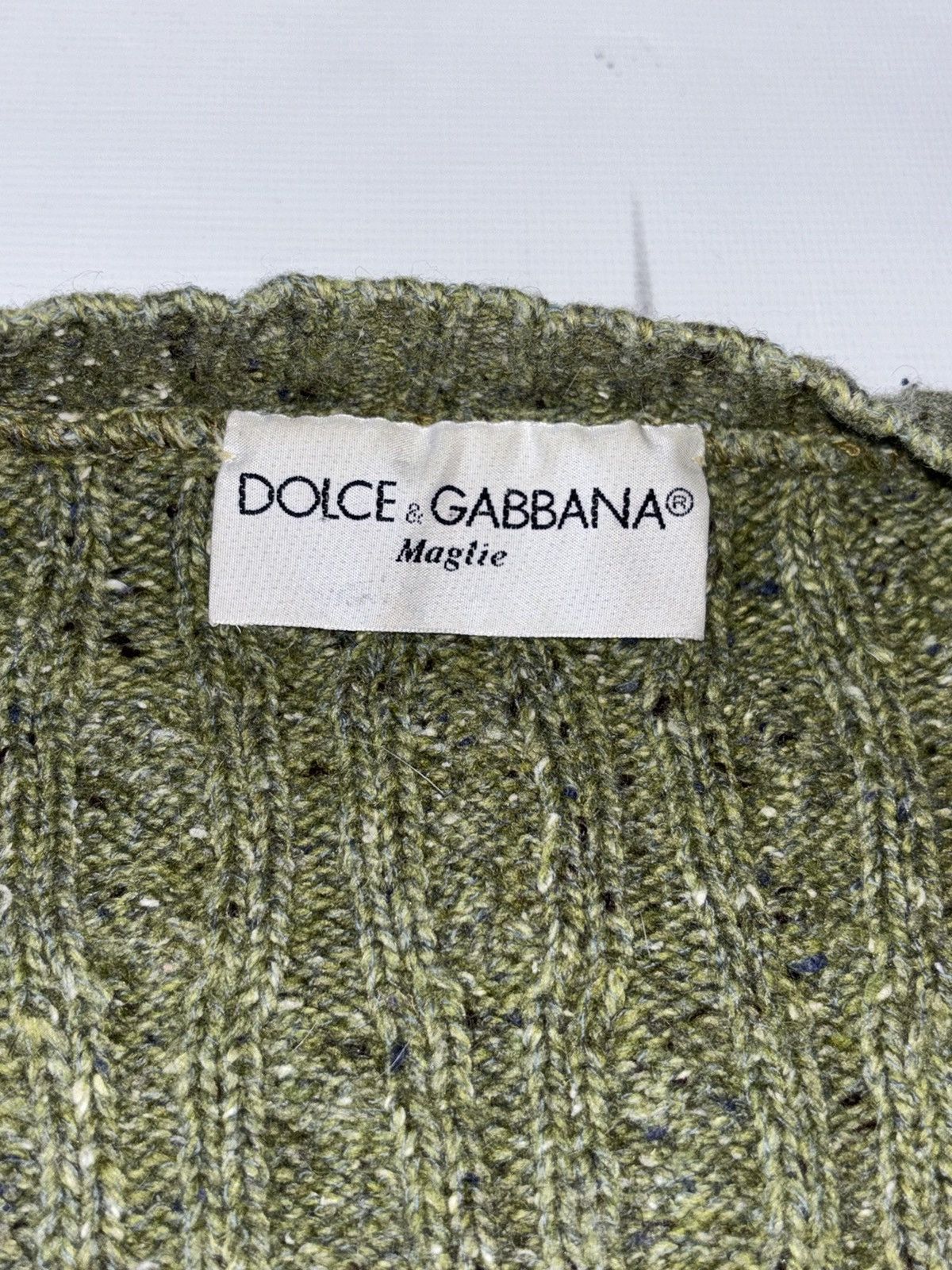 Dolce & Gabbana 80’s Maglie Dolce Gabbana Reconstructed knitted cardigan Size US M / EU 48-50 / 2 - 7 Thumbnail