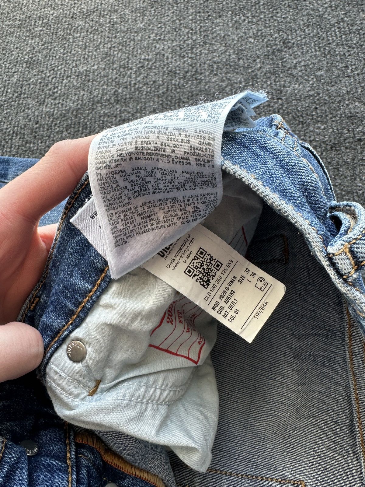 Diesel 🚨 RARE DIESEL MEN DENIM JEANS AVANT GARDE IFSIXWASNINE Y2K Size US 32 / EU 48 - 11 Thumbnail