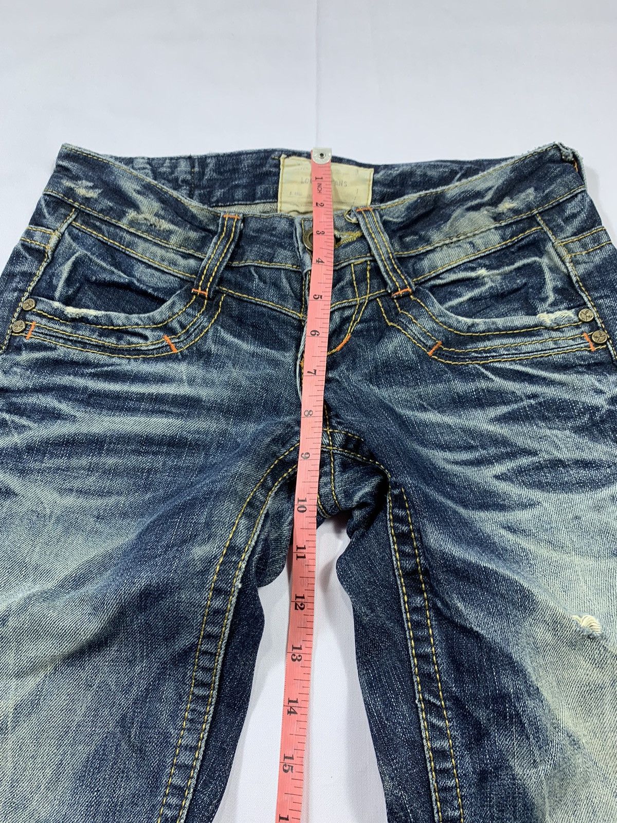 Other Sick Lolita Jeans Distressed Flared Denim pants Size US 27 - 13 Thumbnail