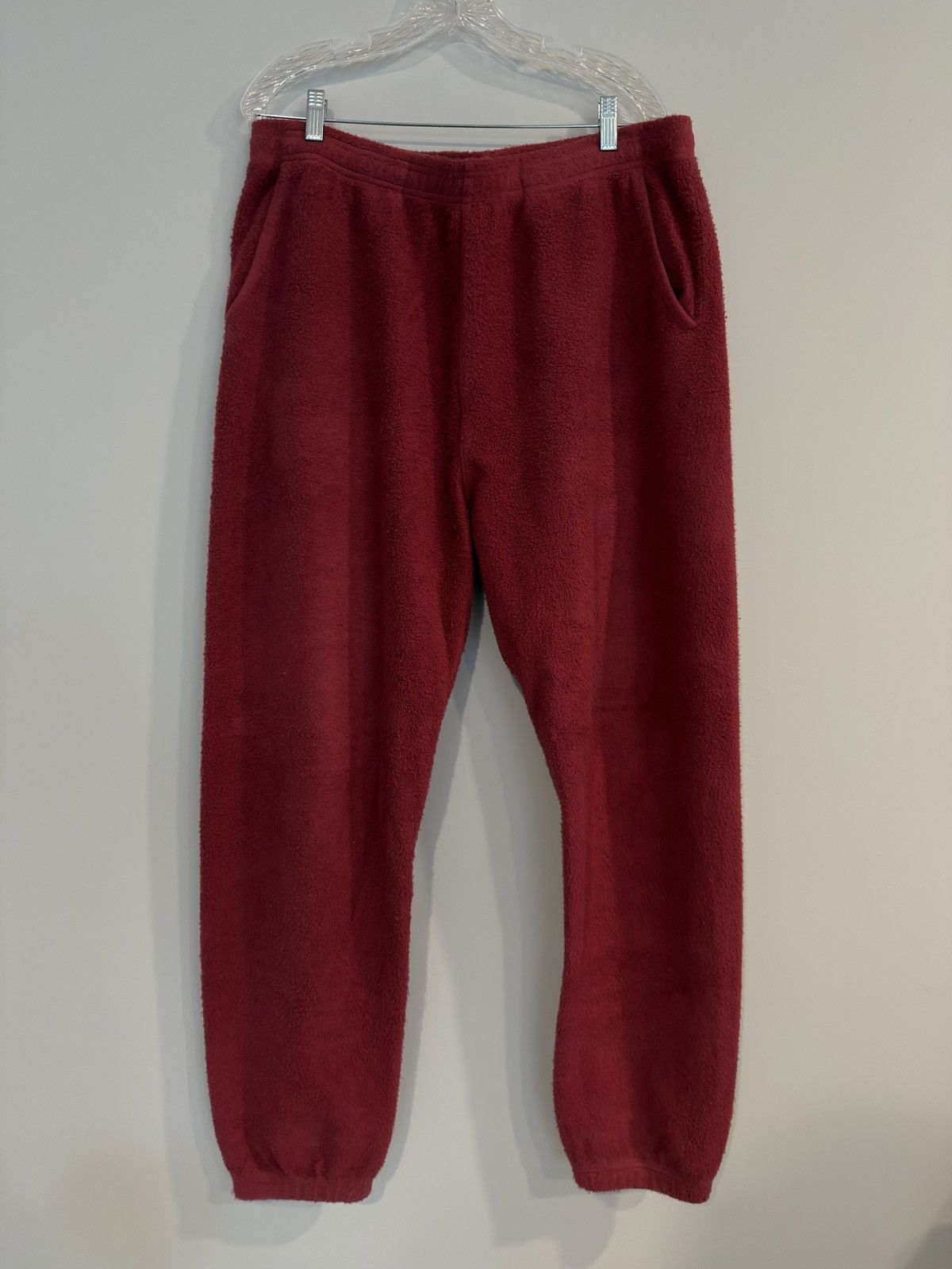 Brain Dead Burgundy Reverse Fleece Lounge Pants Size US 36 / EU 52 - 1 Thumbnail