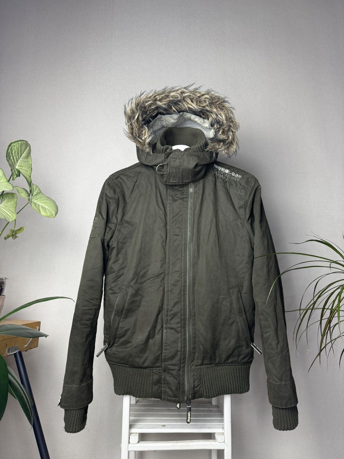 Japanese Brand Military Y2K doublezip fur hood jacket Alpha LGB Goa vibe Size US M / EU 48-50 / 2 - 1 Thumbnail