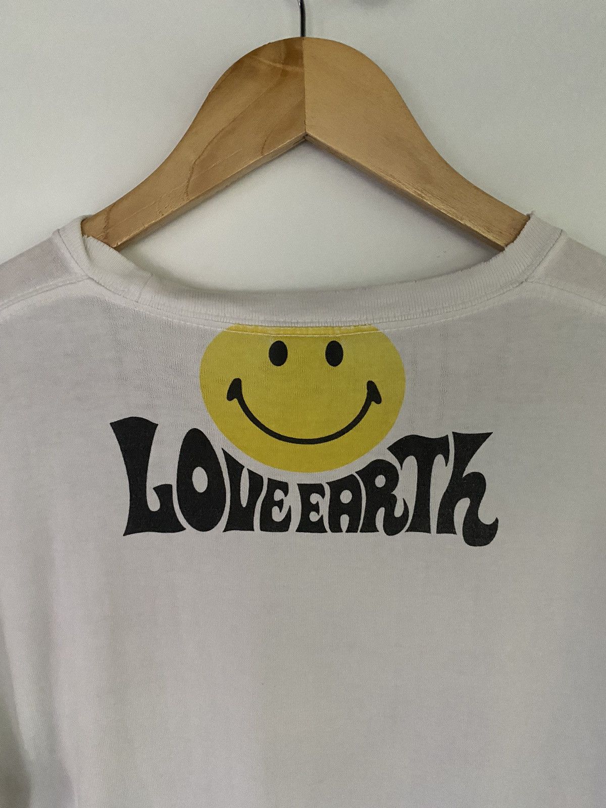 Japanese Brand × Vintage Love Earth Chearful Wear Smile Ladies Long Sleeve T Shirt Size S / US 4 / IT 40 - 7 Thumbnail