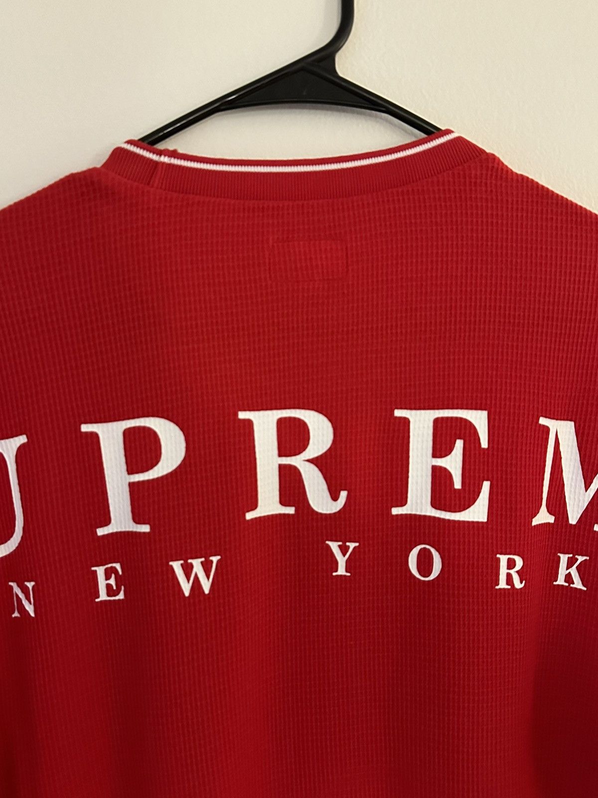 Supreme Supreme Stripe Rib Waffle Top Tee Size US M / EU 48-50 / 2 - 3 Thumbnail