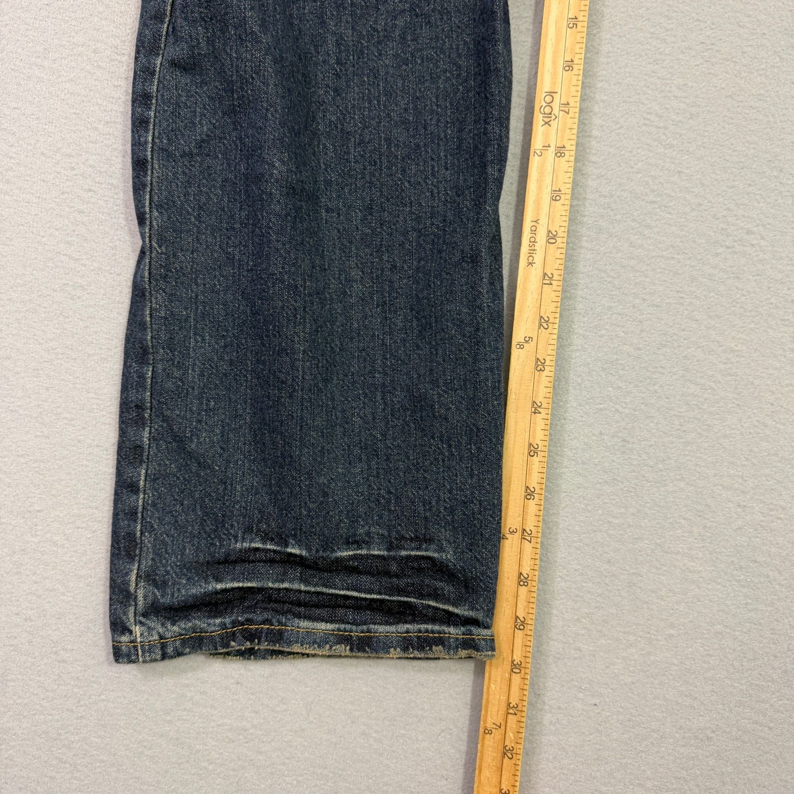 Levi's Vintage Levis Low Straight Jeans Men's 34x30 Dark Wash Faded Size US 34 / EU 50 - 8 Thumbnail