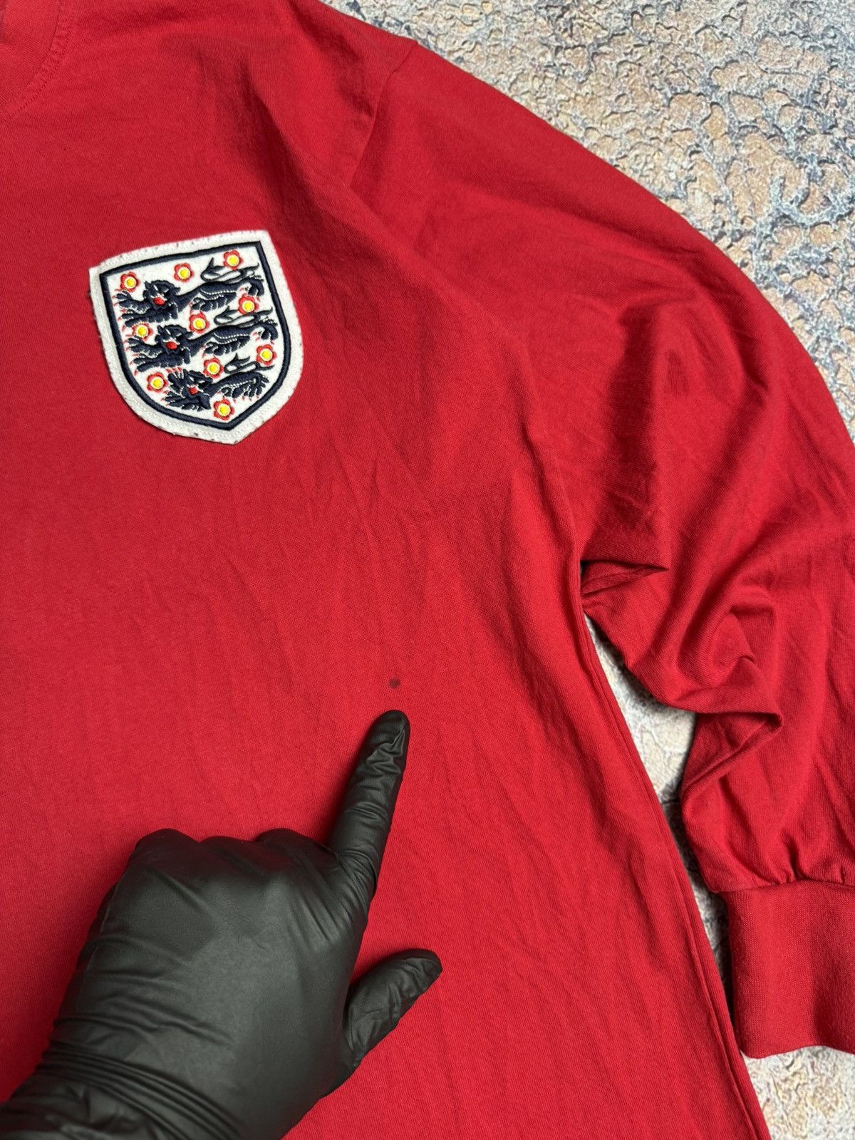 Vintage England National 1966 Score Draw Bobby Moore jersey shirt Size US M / EU 48-50 / 2 - 5 Thumbnail