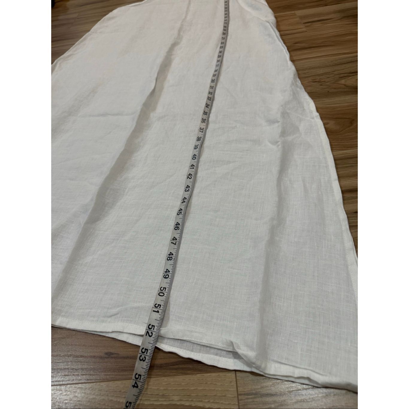 FLAX Flax NWOT white linen maxi sleeveless dress slits size Mediu Size M / US 6-8 / IT 42-44 - 8 Thumbnail