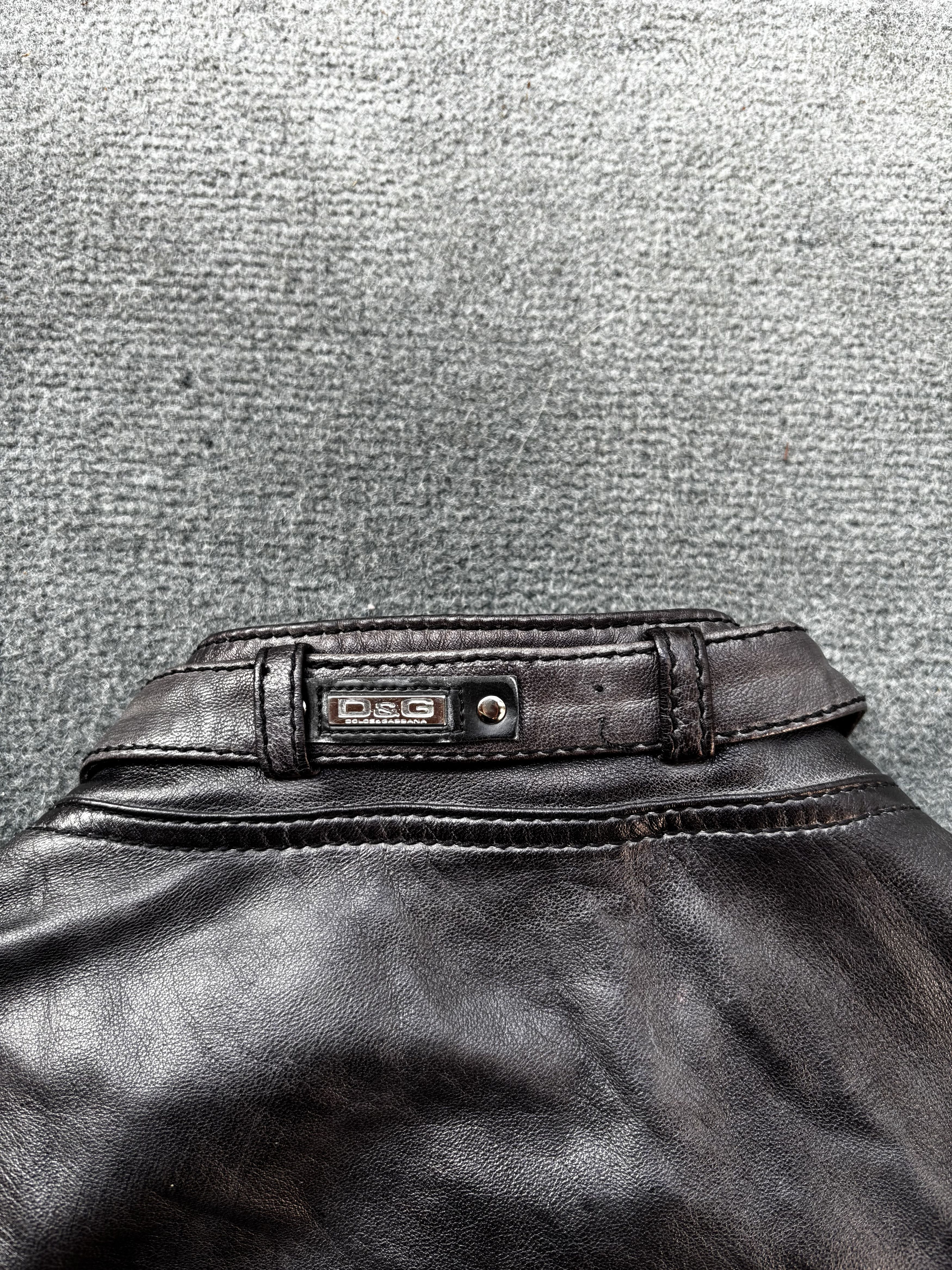 Dolce & Gabbana AW2007 Dolce & Gabbana Lamb Leather Jacket Size US M / EU 48-50 / 2 - 6 Thumbnail