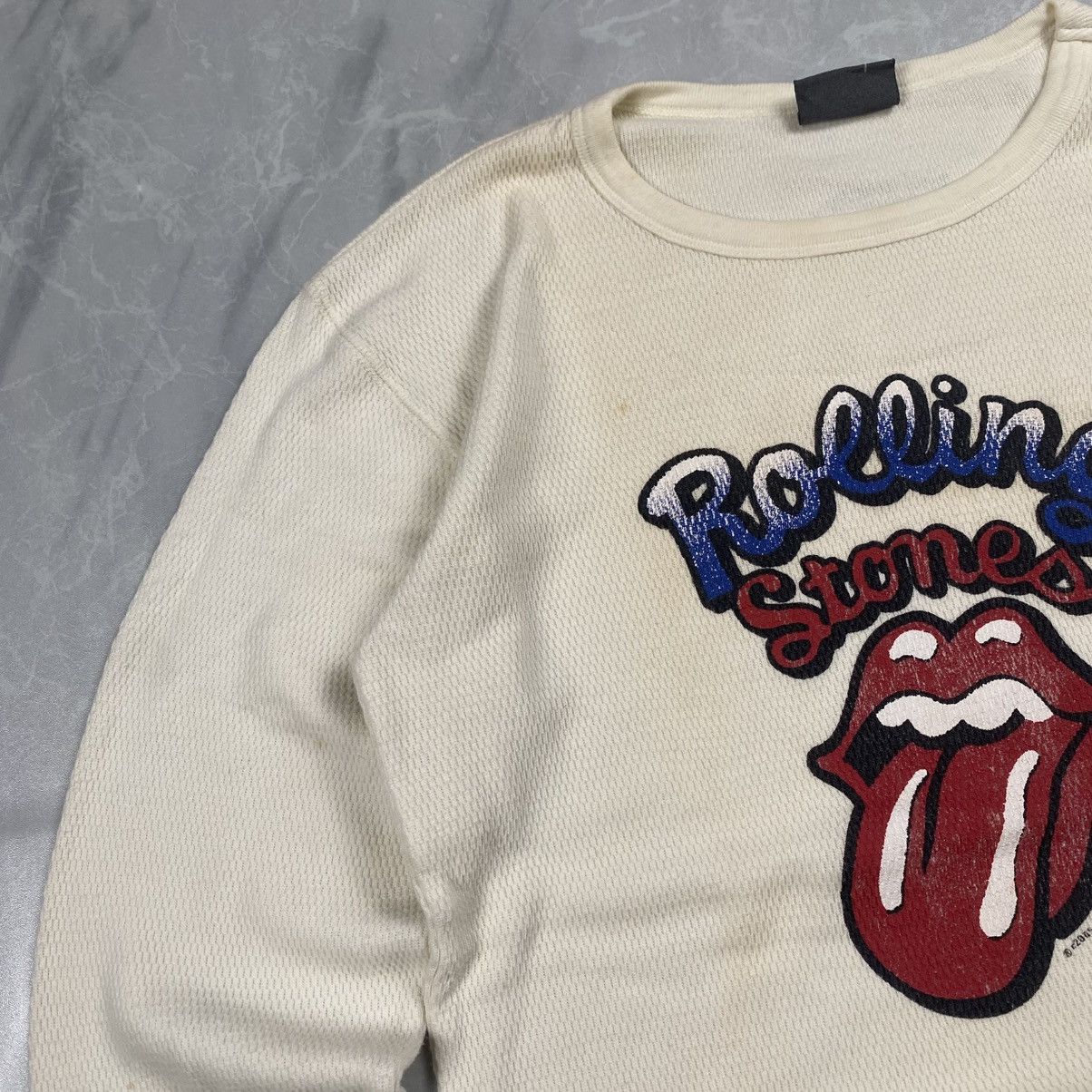 Japanese Brand Vintage BC Ethic Rolling Stones Waffle Goth Longsleeve Size US S / EU 44-46 / 1 - 4 Thumbnail