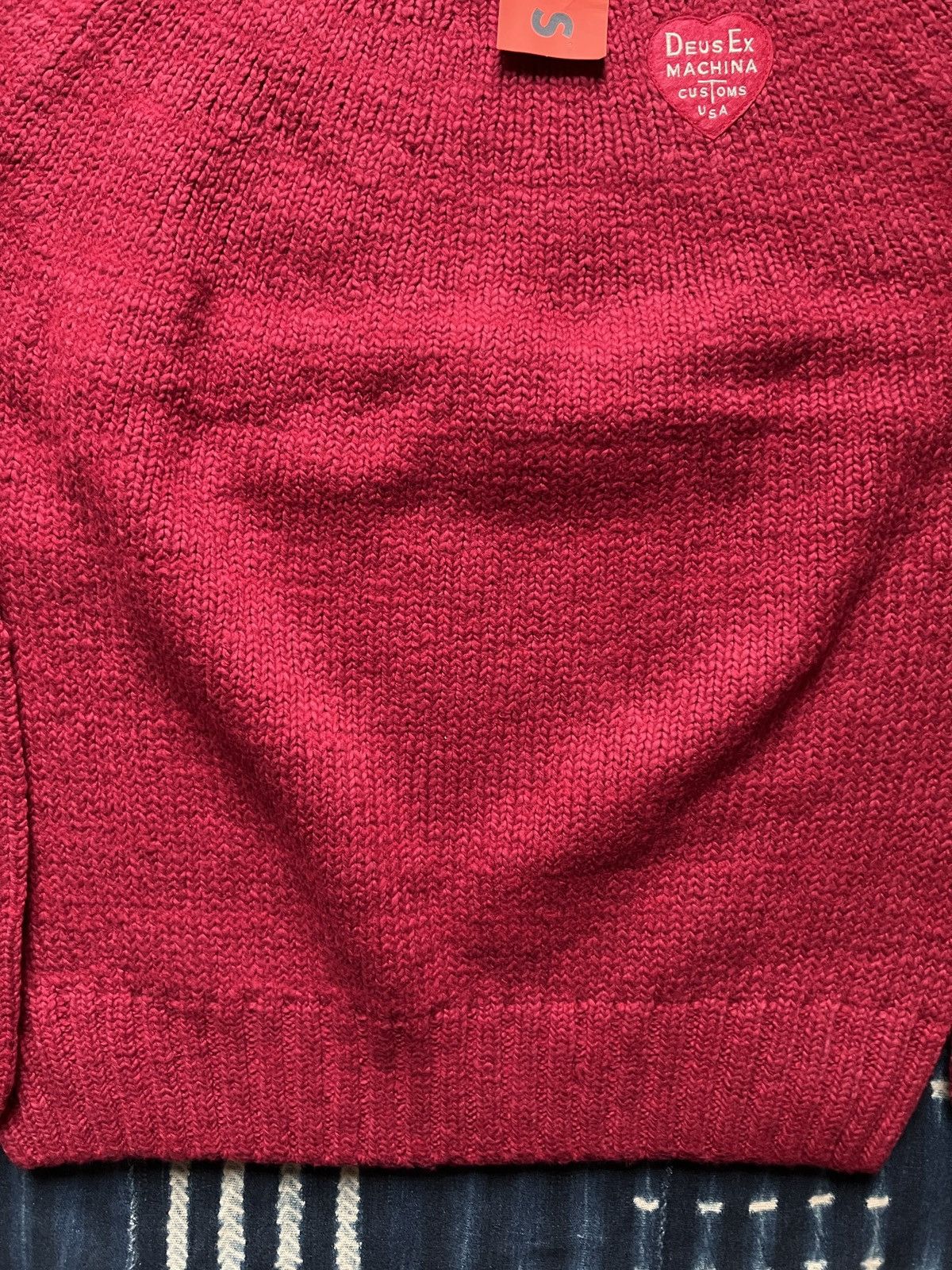Deus Ex Machina Deus Ex Machina Heart Logo Knitted Sweater Human Made Size US L / EU 52-54 / 3 - 5 Thumbnail