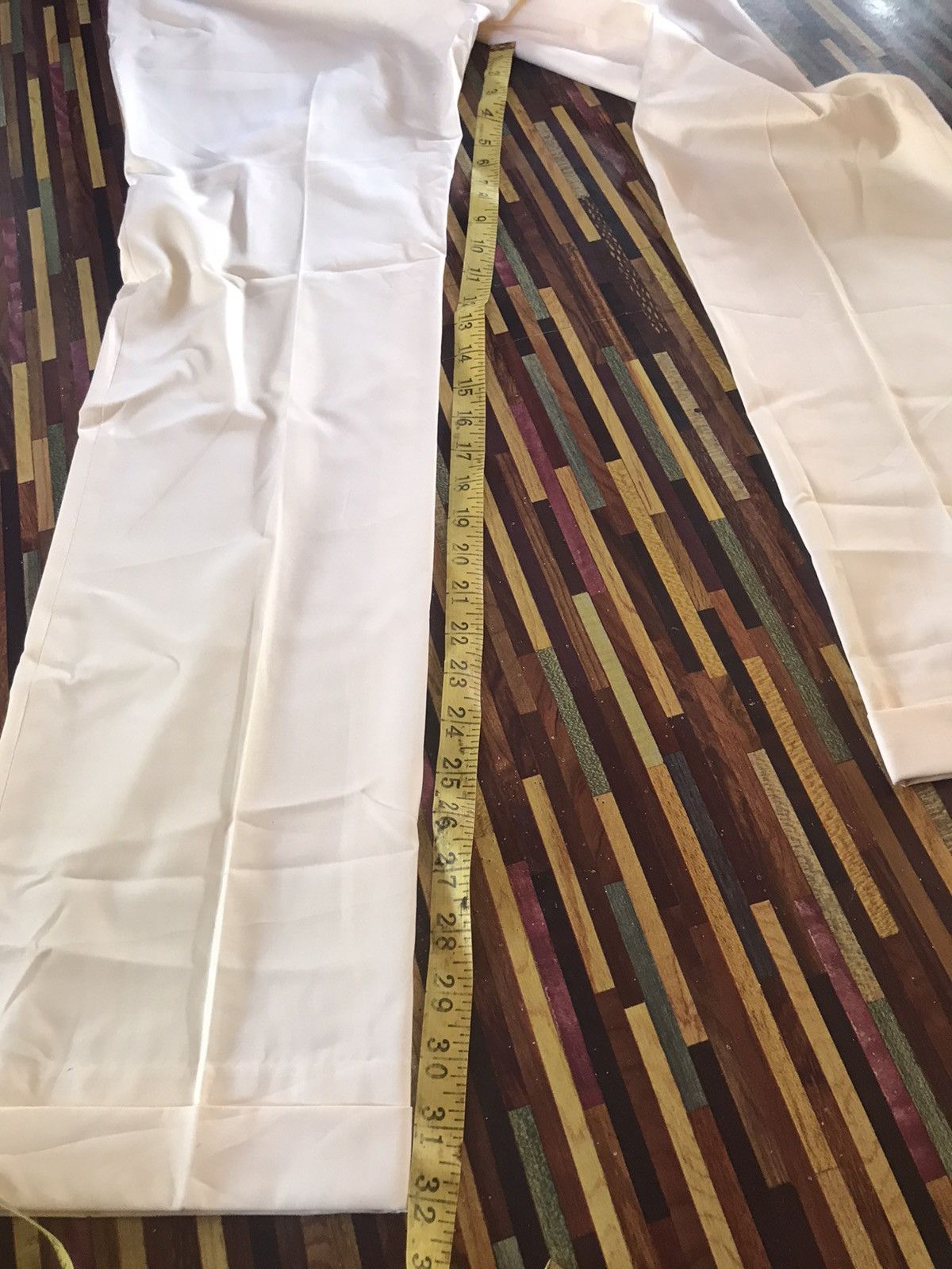 🔥🔥🔥 VTG WACKO MARIA SLACK PANTS handwritten wash tag