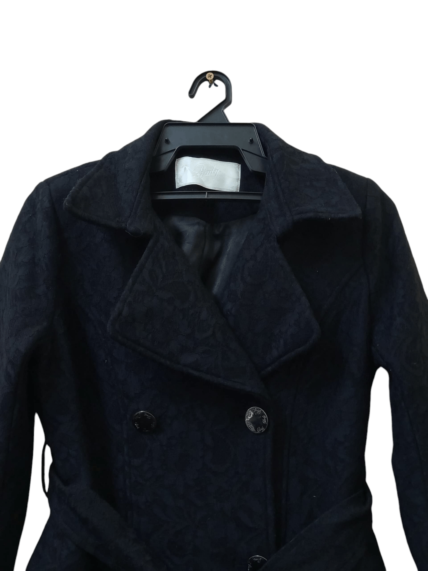 Japanese Brand Rady Stylish Floral Pattern Long Coat Size ONE SIZE - 7 Thumbnail