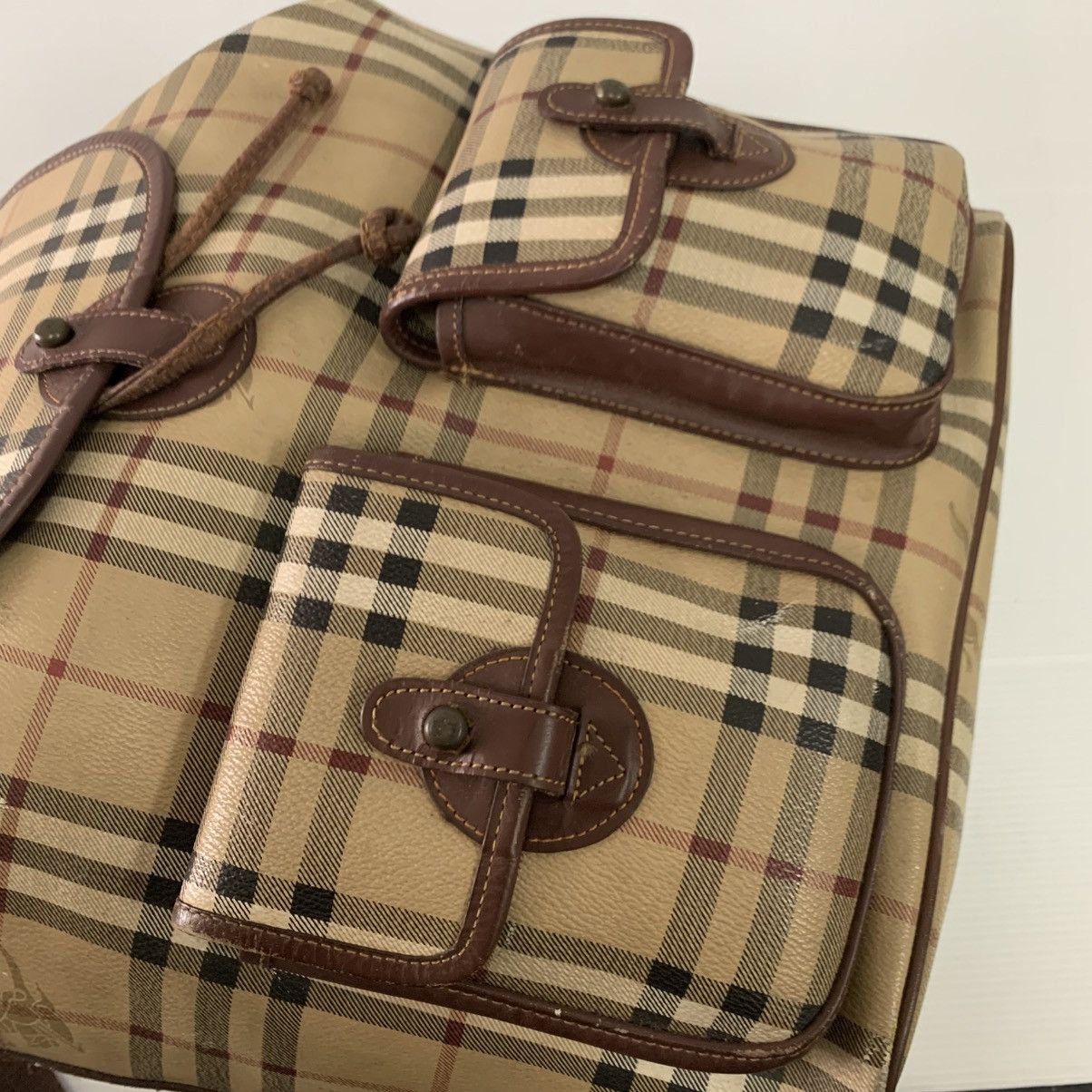 Burberry Burberrys Novacheck Large Backpack Size ONE SIZE - 10 Thumbnail