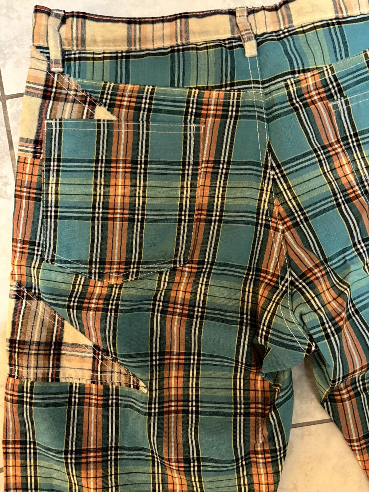 Comme des Garcons Rare Comme des Garcons Plaid Patchwork Pants Size US 32 / EU 48 - 18 Thumbnail