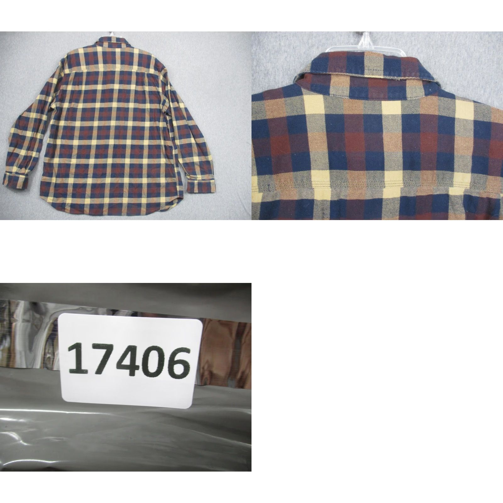 Carhartt Carhartt Shirt Mens XL Blue Plaid Flannel Button-Up Relaxed Fit 103820 Long Sleeve Pocketed Size US XL / EU 56 / 4 - 9 Thumbnail