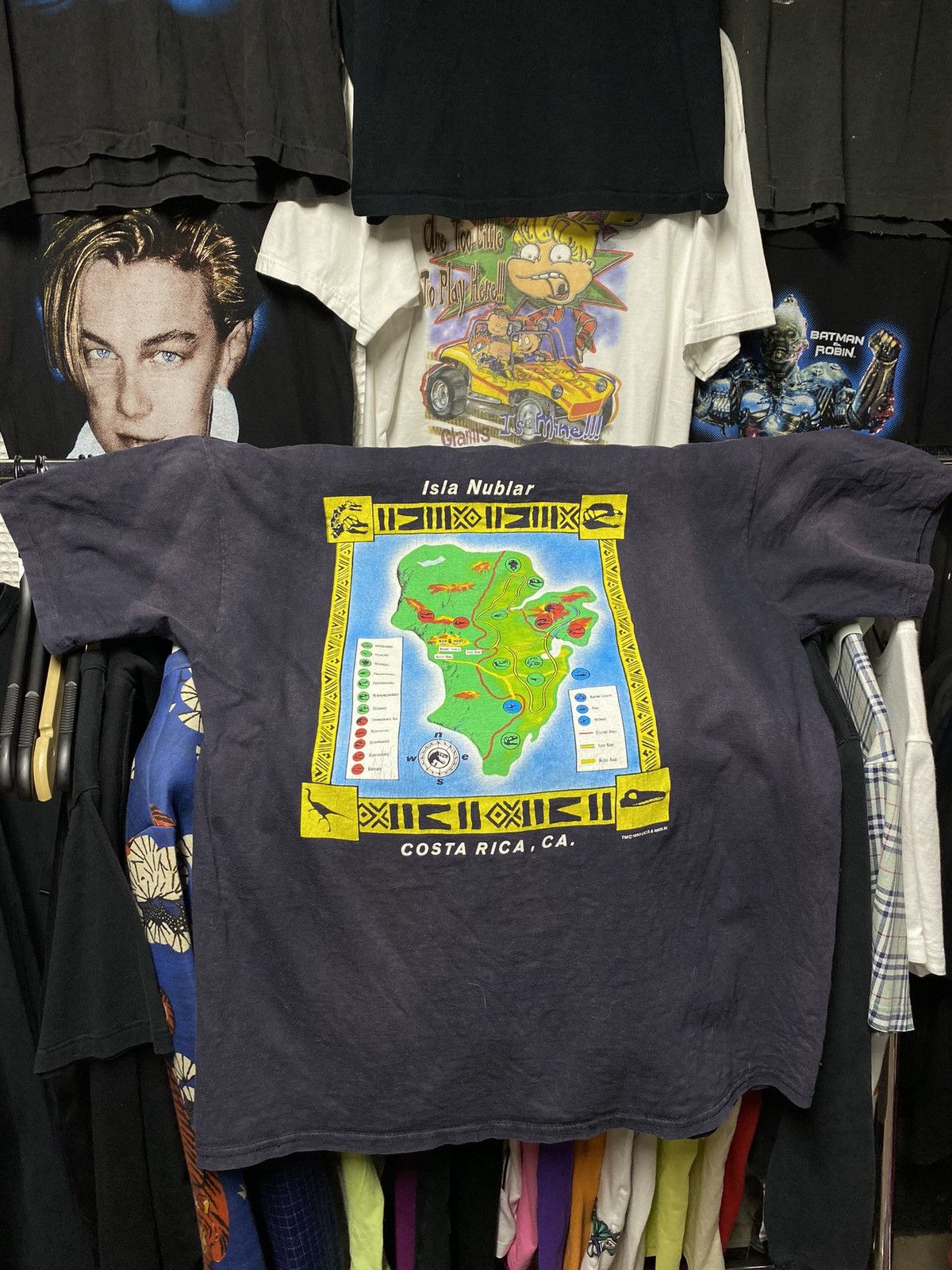 Universal Studios × Vintage 90’s Vintage Raptor Jurassic Park Movie Tee Shirt Large Size US L / EU 52-54 / 3 - 8 Thumbnail