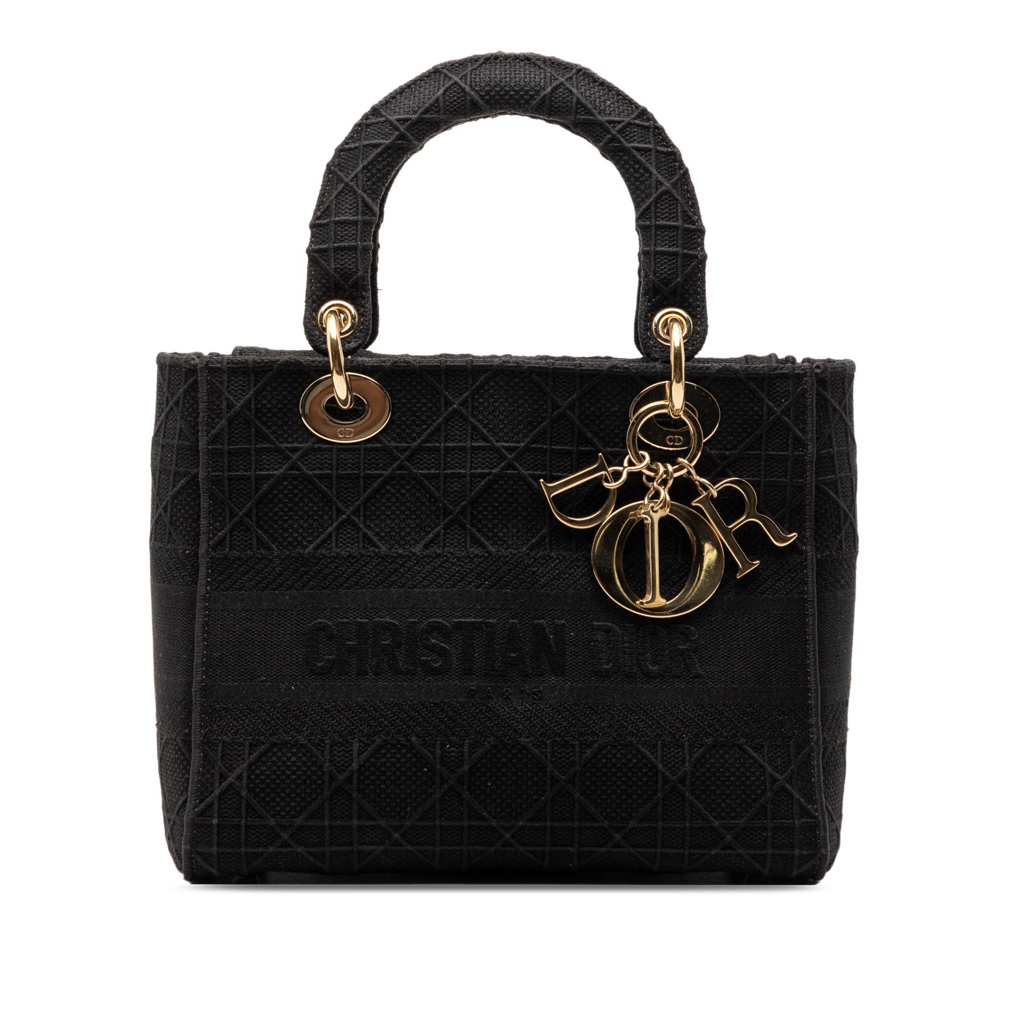 Dior Medium Canvas Cannage Lady D Lite Size ONE SIZE - 1 Thumbnail
