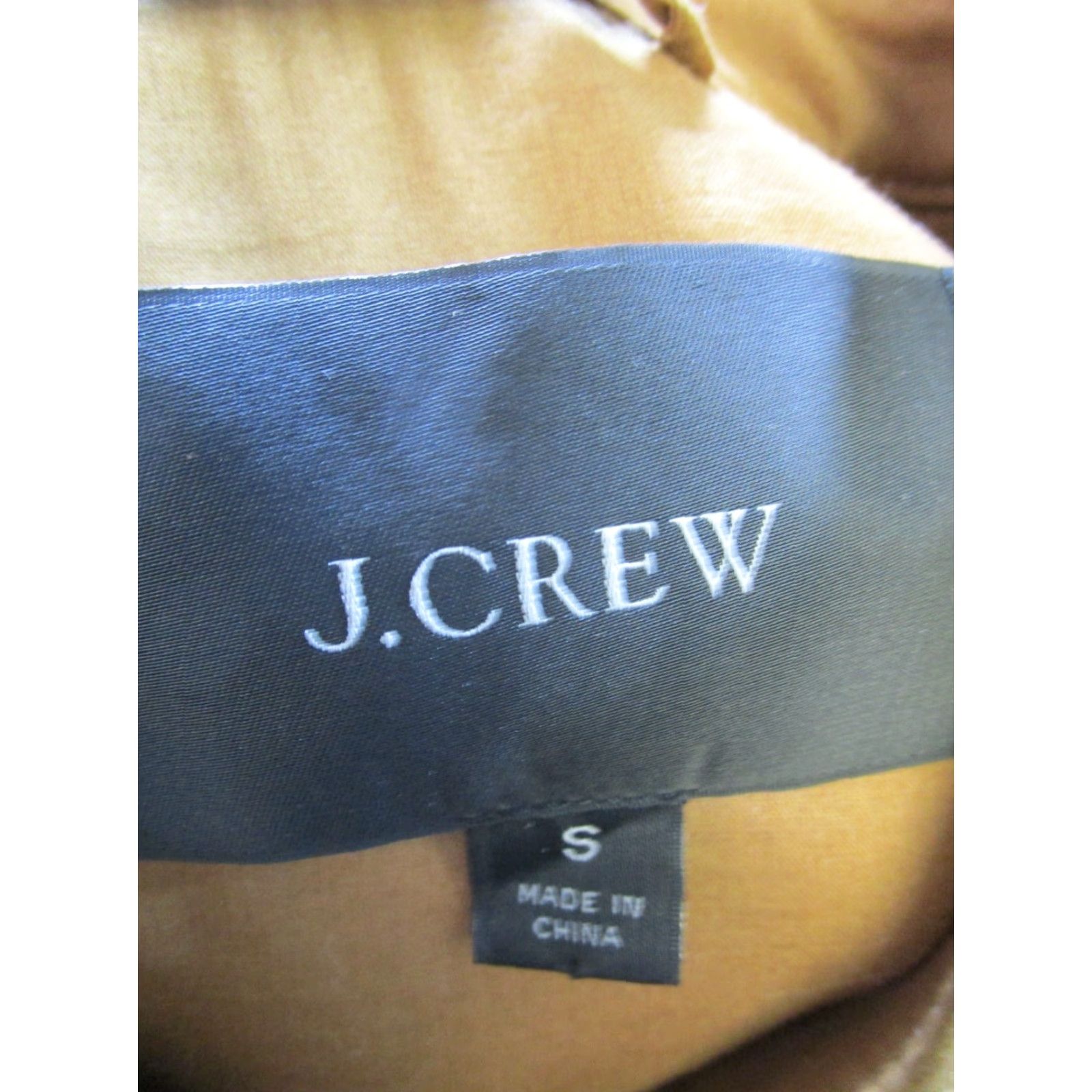 J.Crew J.CREW Jacket Womens Small Brown Wool Trucker Jacket - Brown Wool Blend Lining Regular Fit Short Description? Size S / US 4 / IT 40 - 3 Thumbnail