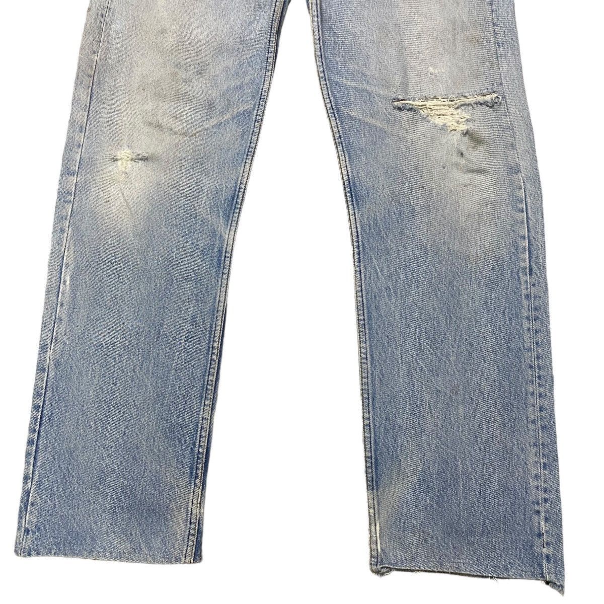 Levi's Vintage 80s Levis 501xx Distressed Jeans Size US 34 / EU 50 - 8 Thumbnail