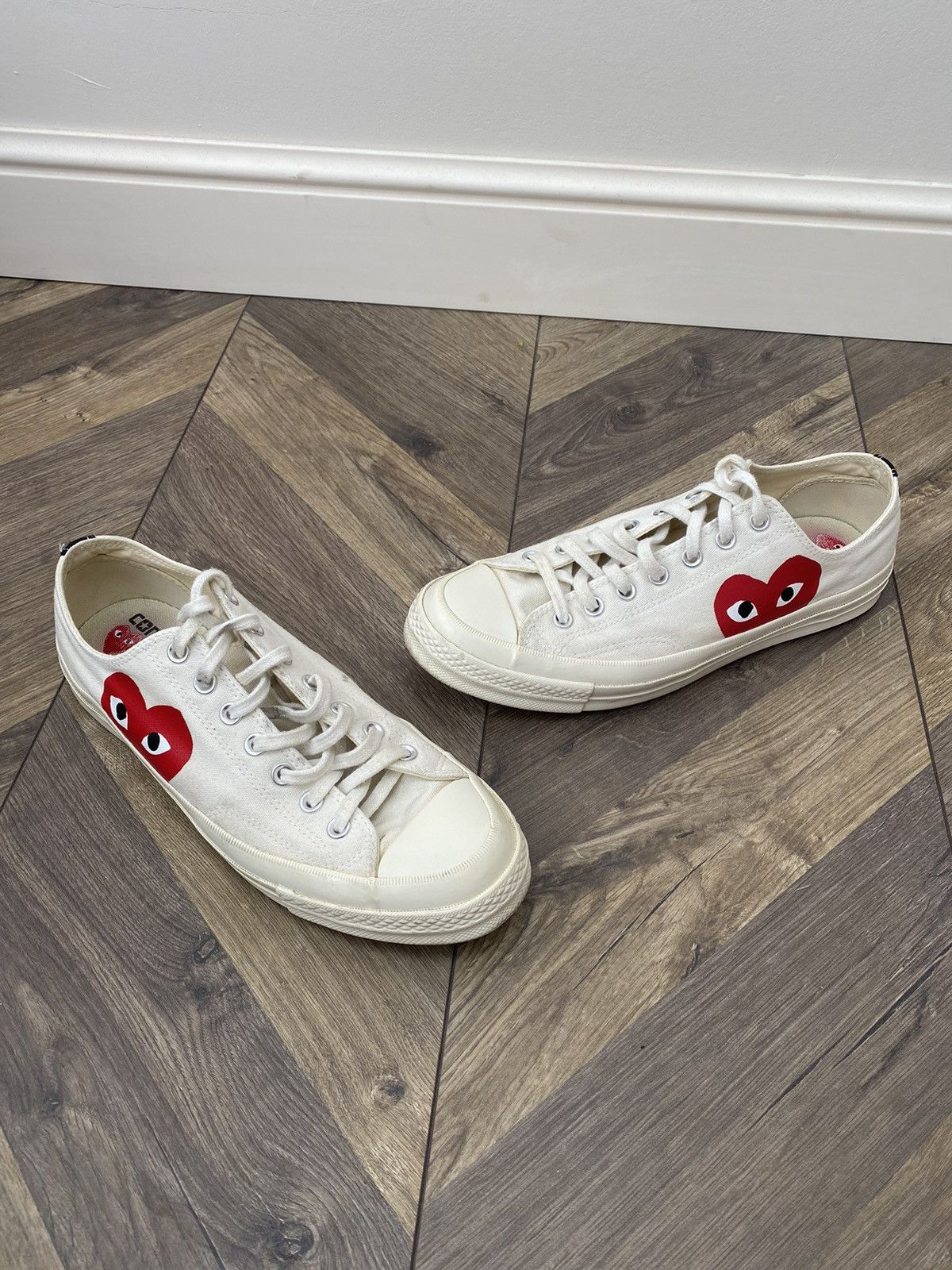 Comme des Garcons × Converse Comme des Garçons PLAY x Converse All Star Sneakers Size US 10 / EU 43 - 4 Thumbnail